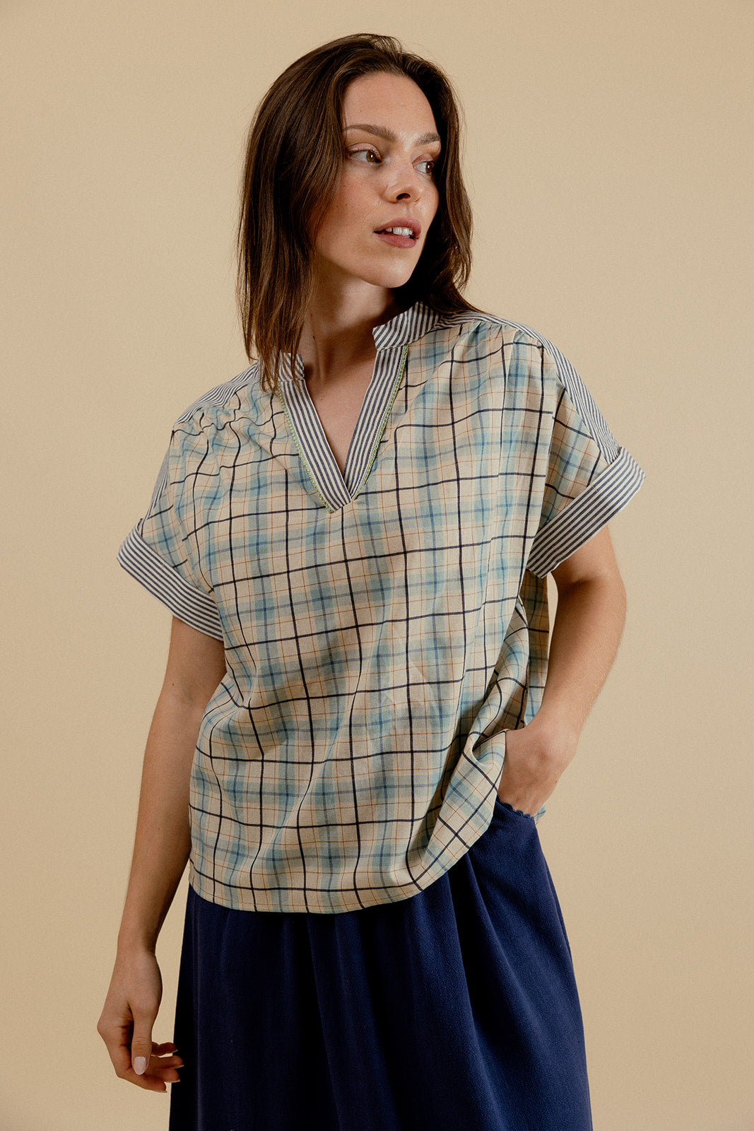 TOP YSALINE - BLEU