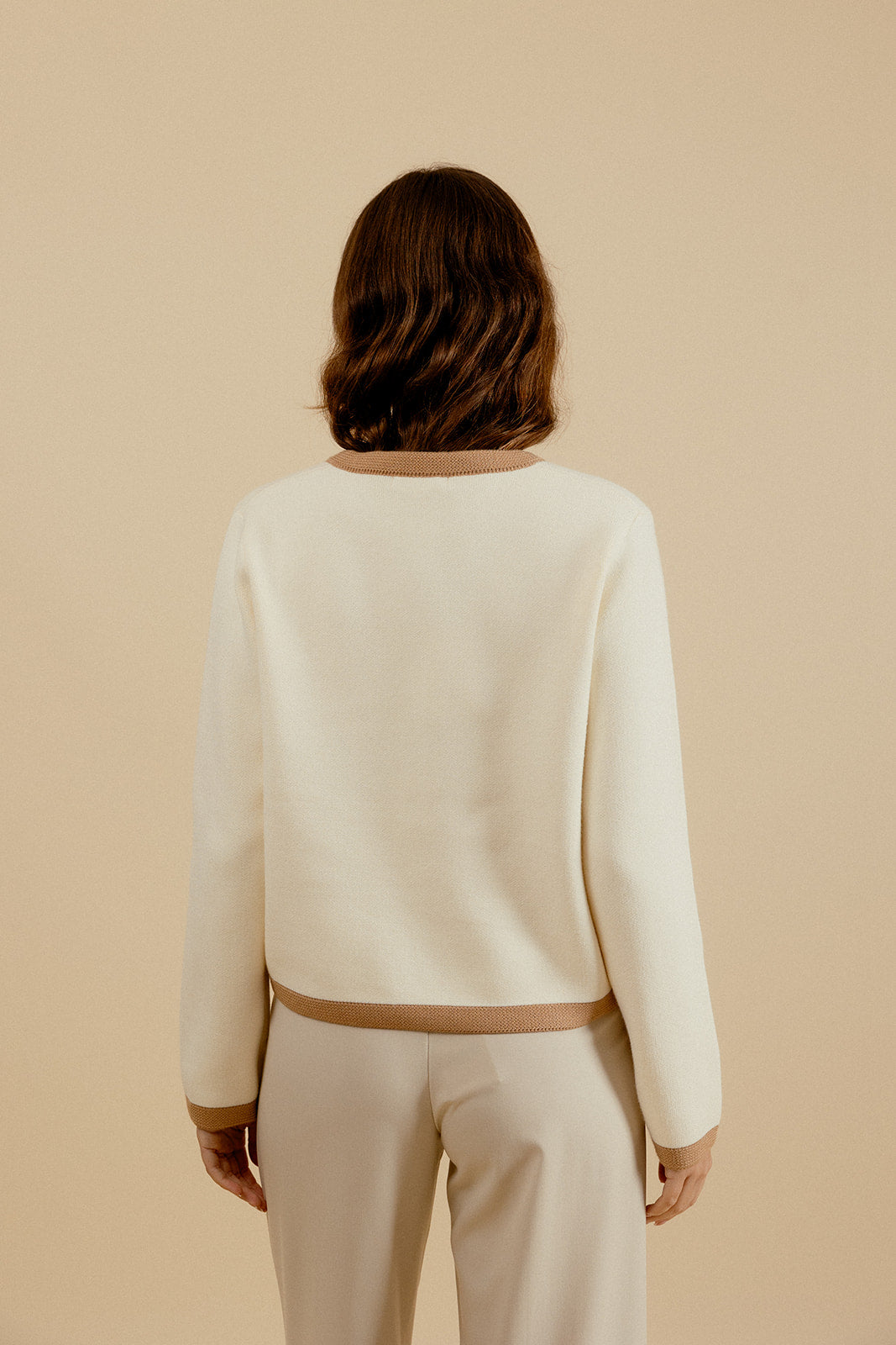 YSEULT CARDIGAN - BEIGE