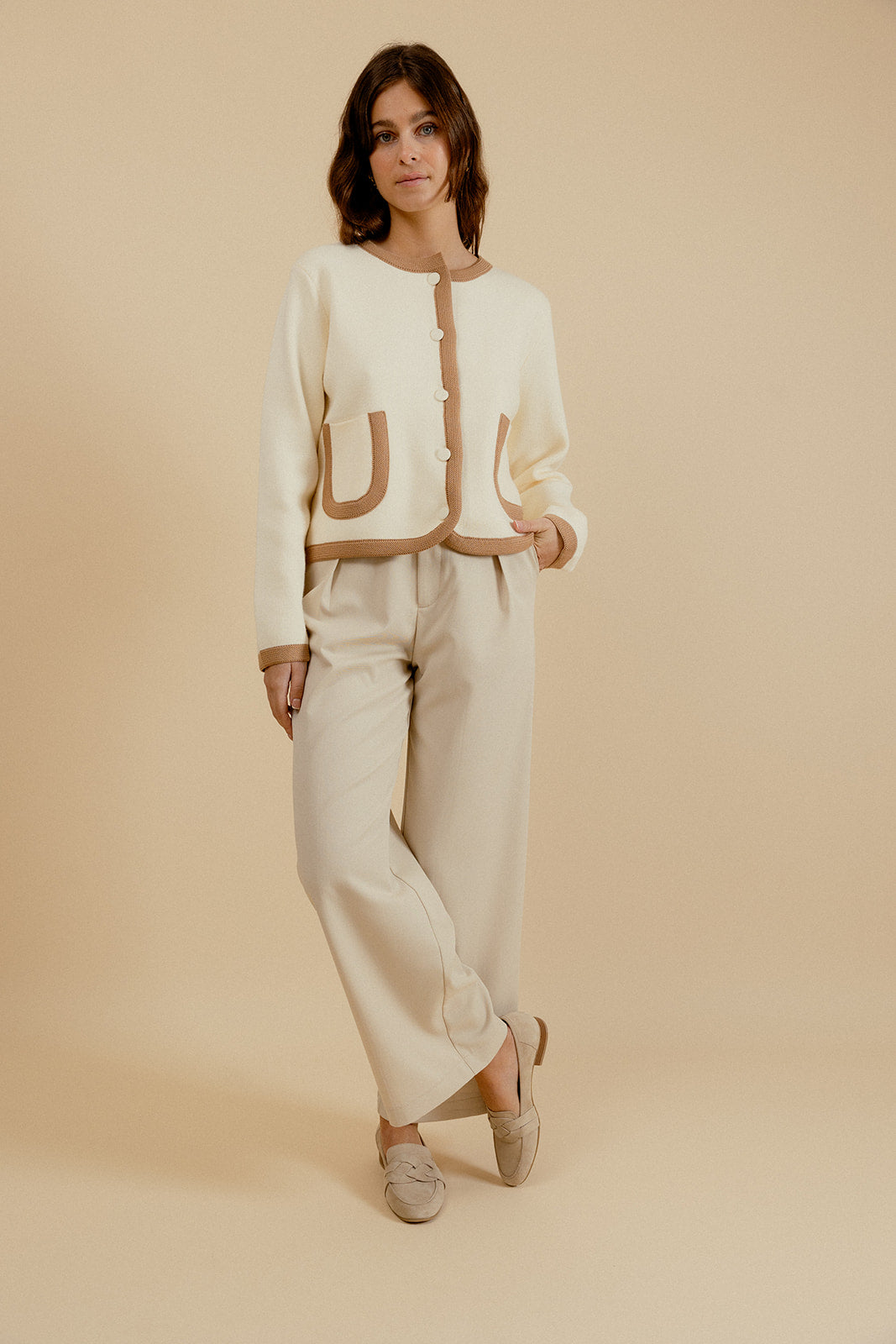 GABI PANTS - BEIGE