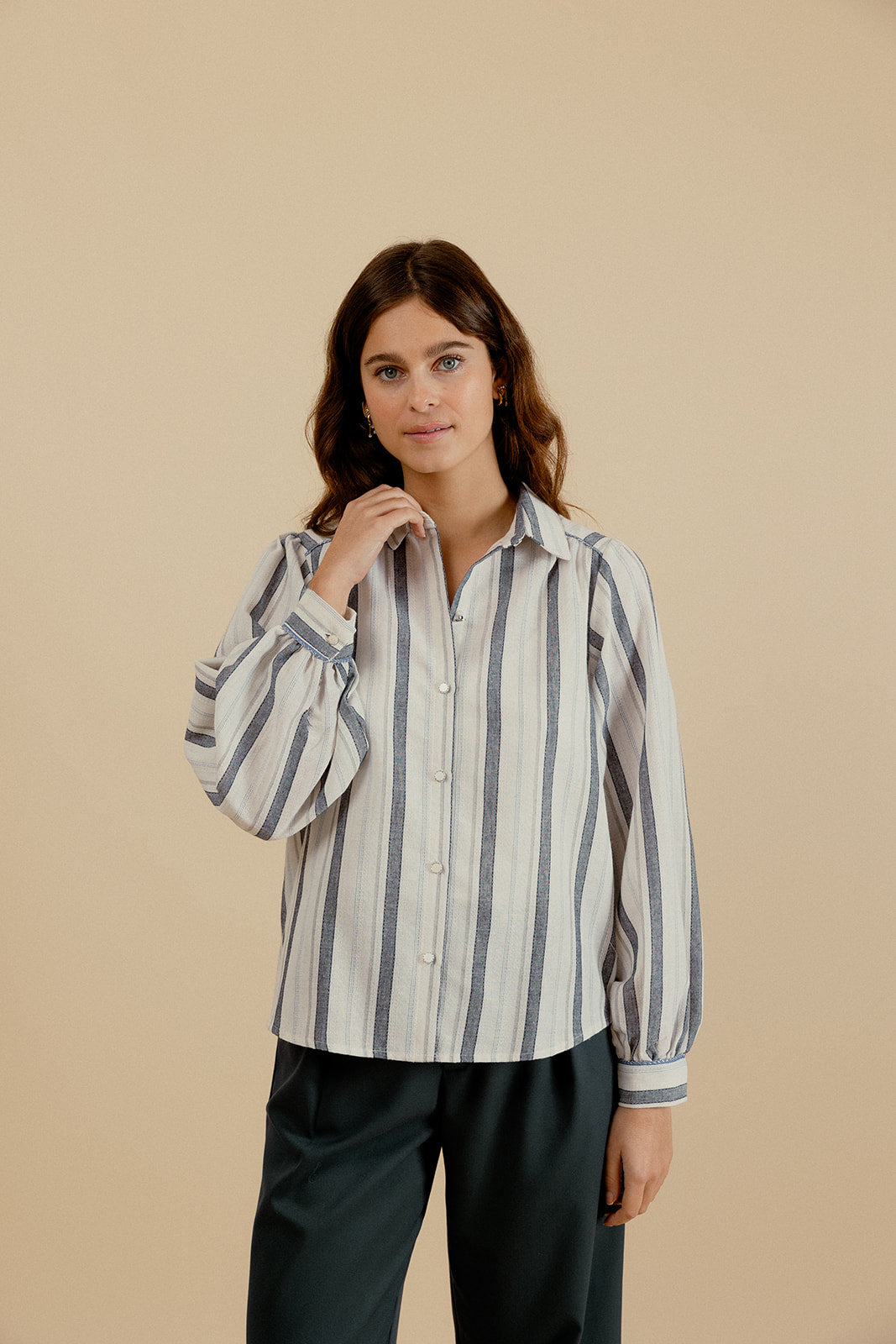 ZELIE SHIRT - ECRU