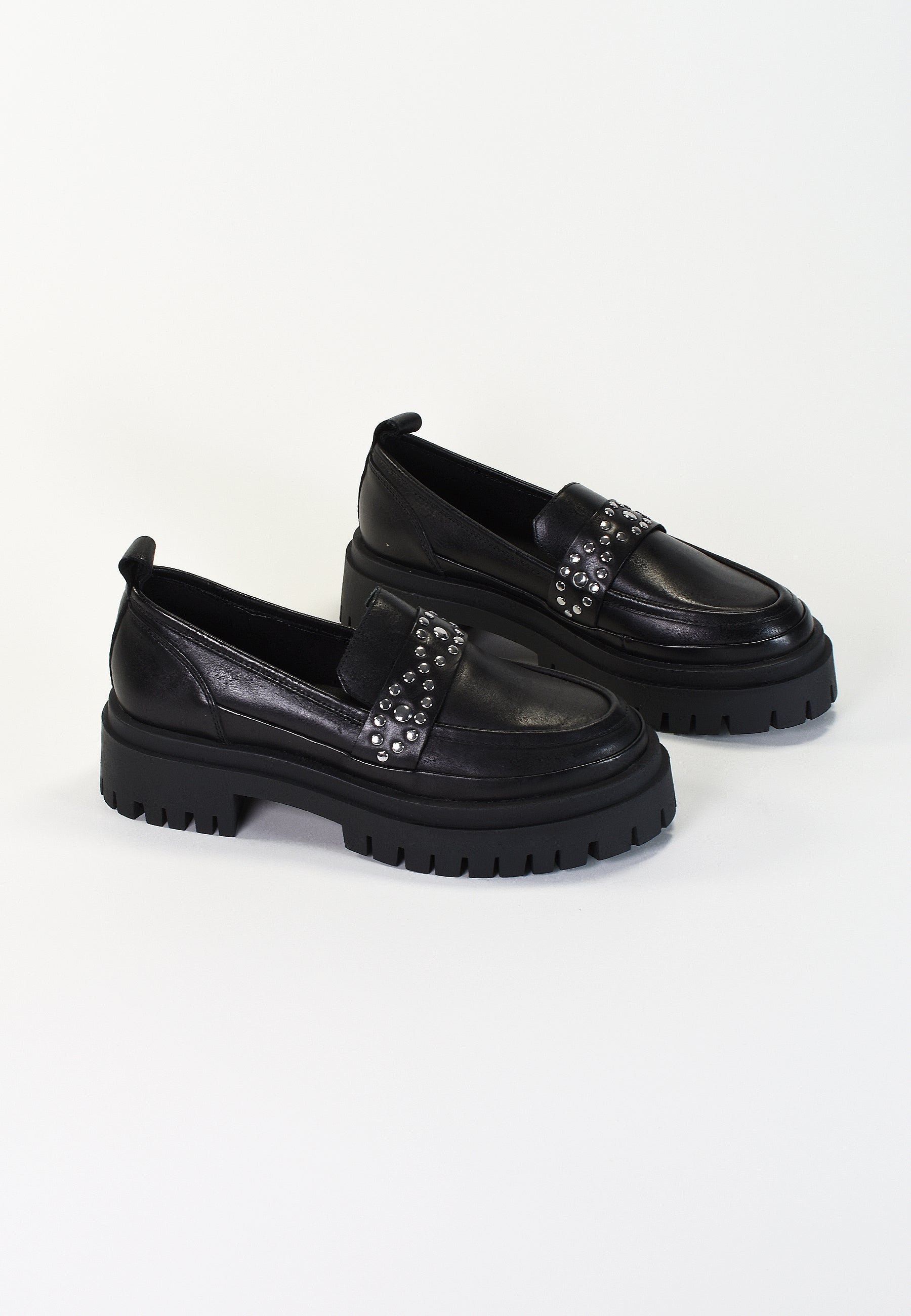 MOCASSINS ADAMAS - Noir Lisse