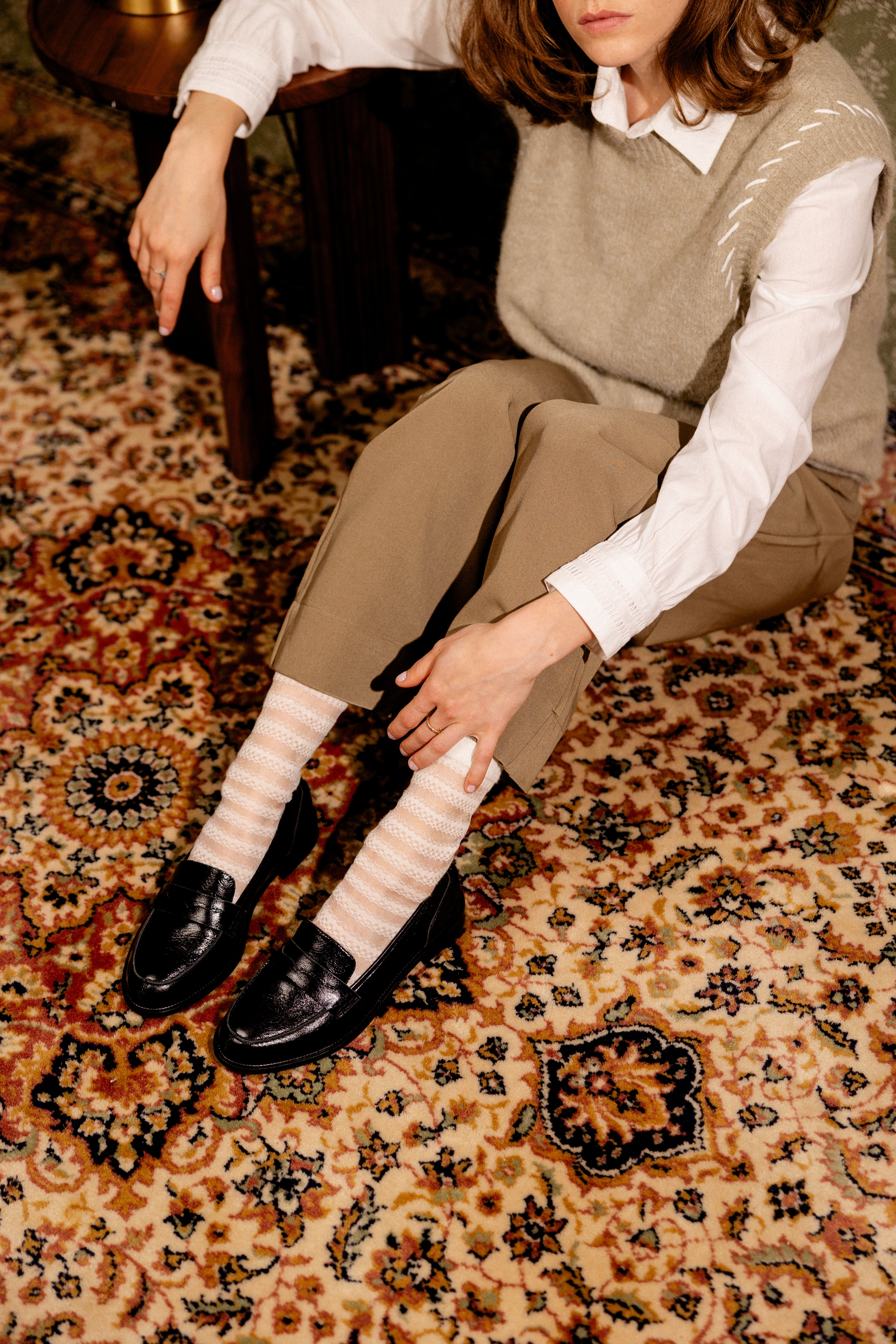 IXIA MOCCASINS - BLACK