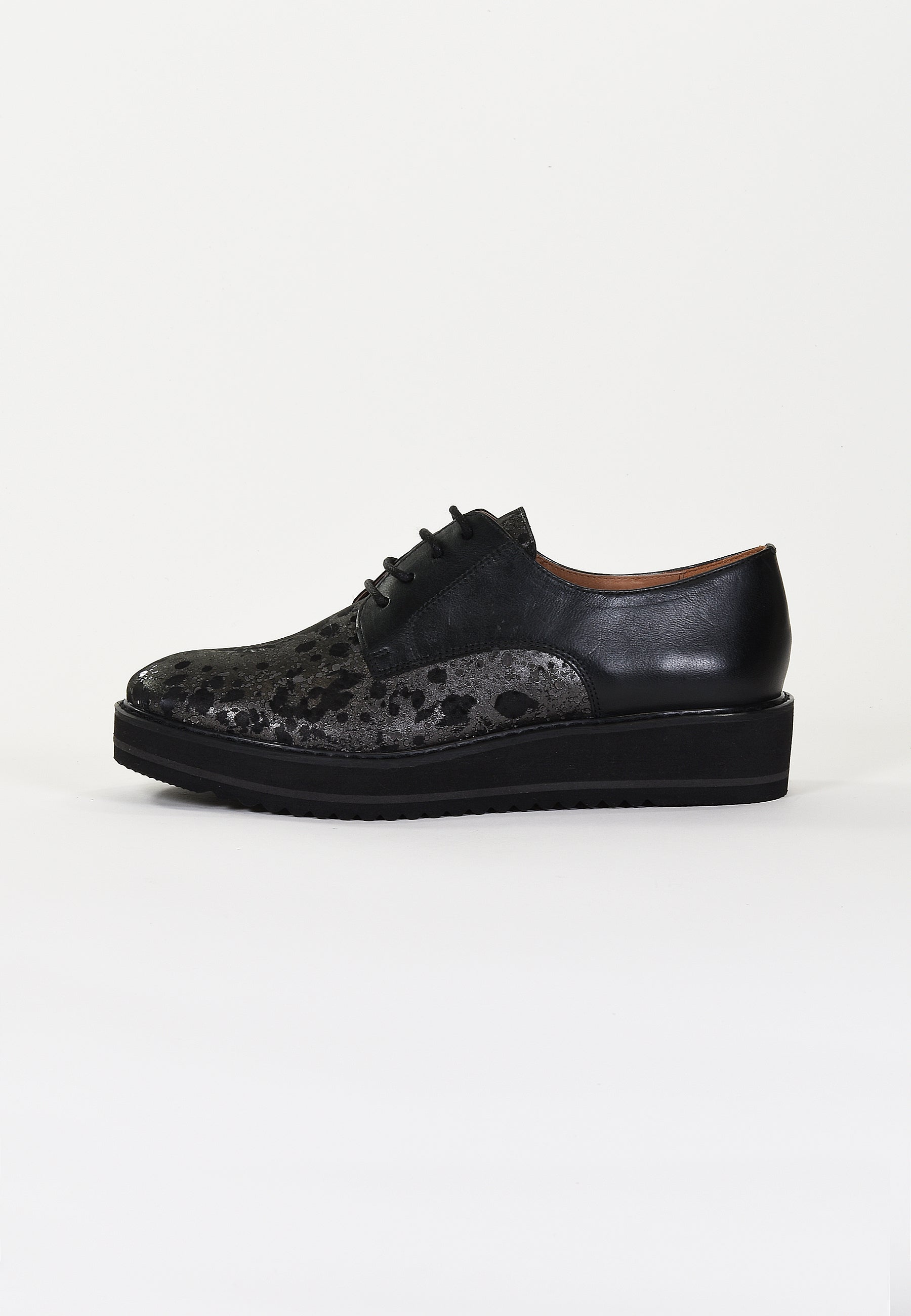 DERBIES ORPLOU - Noir Motif