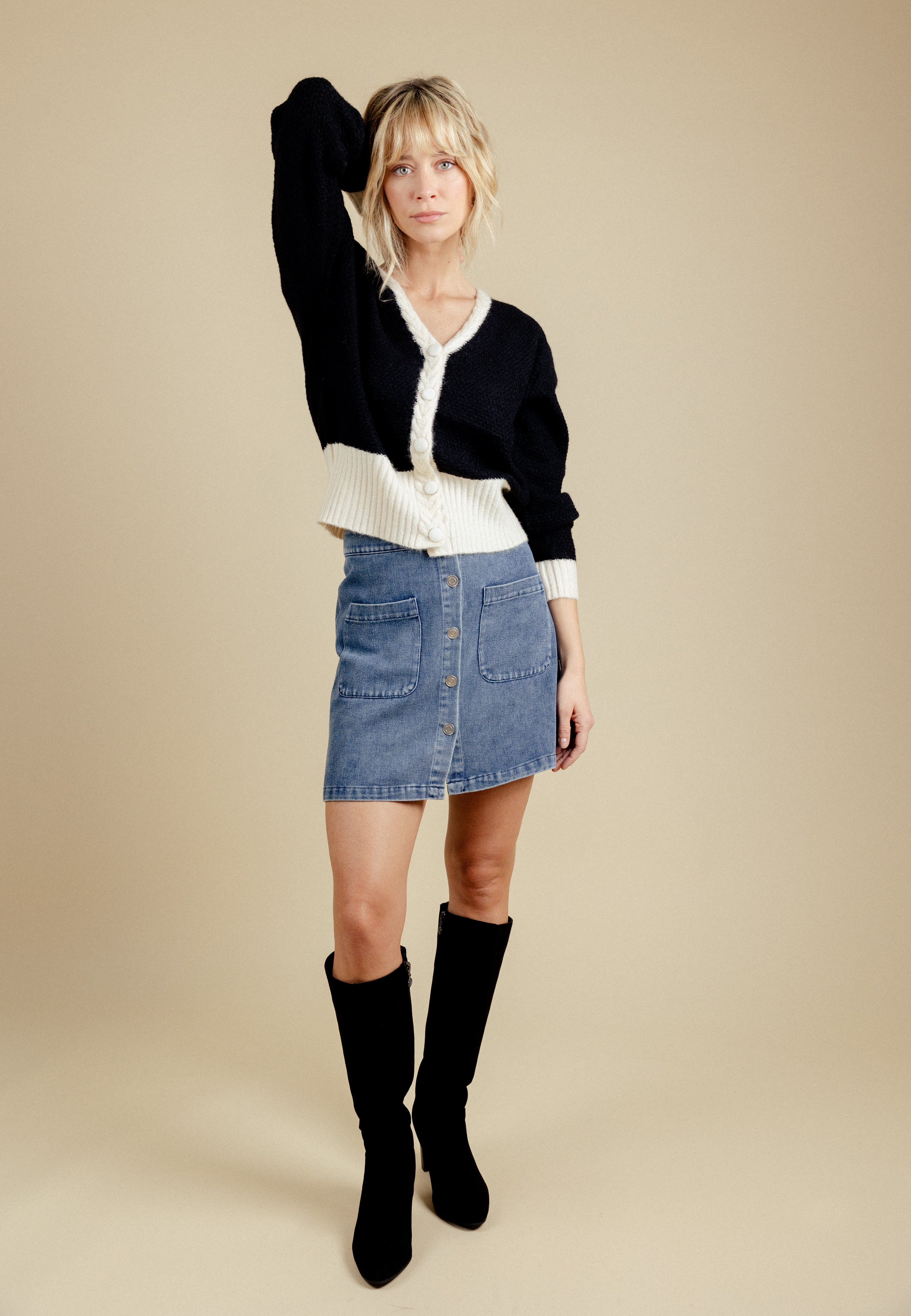 BOTTES ILIETTE - Noir velours