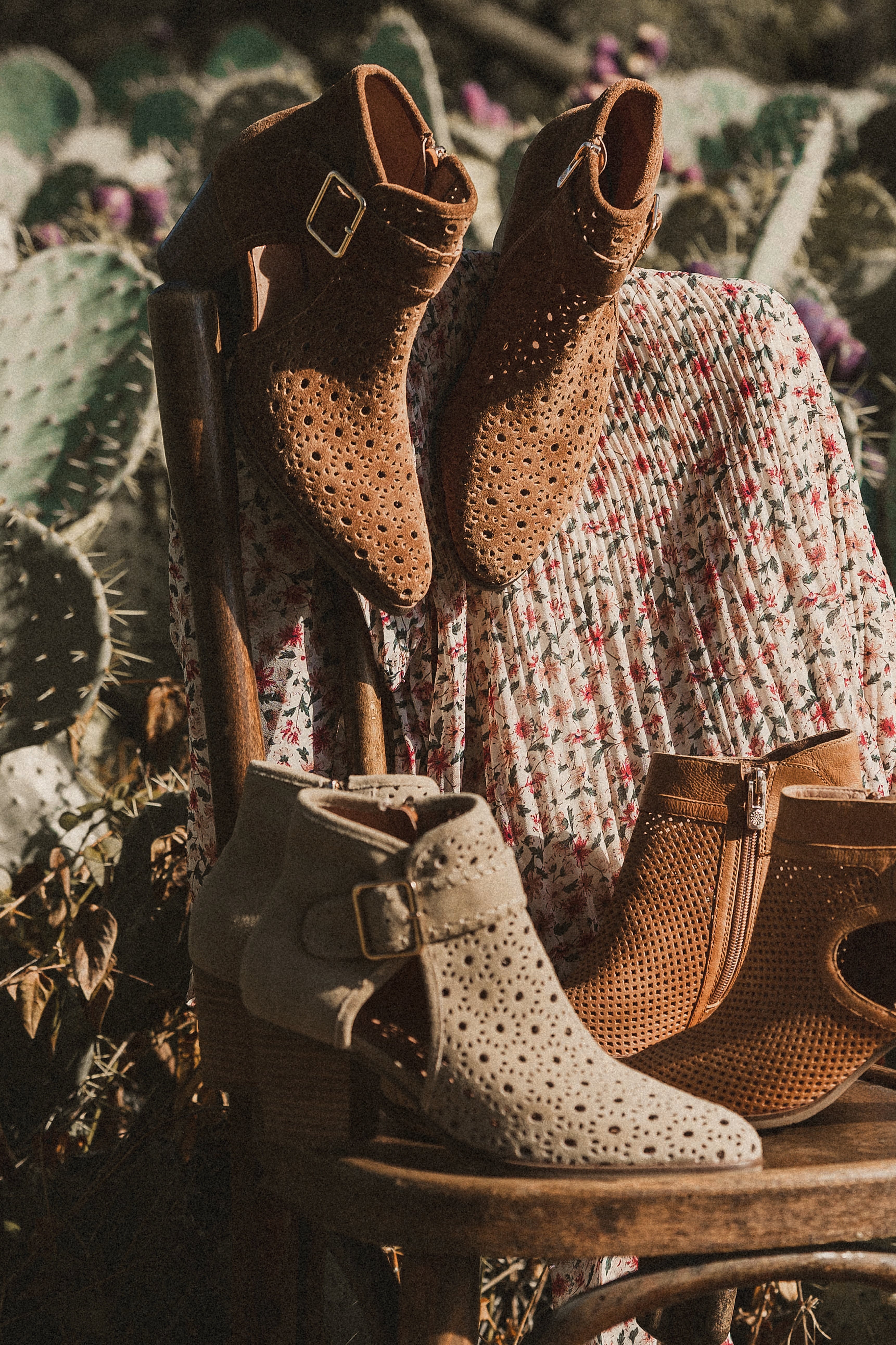 BOTTINES GLONY - Camel