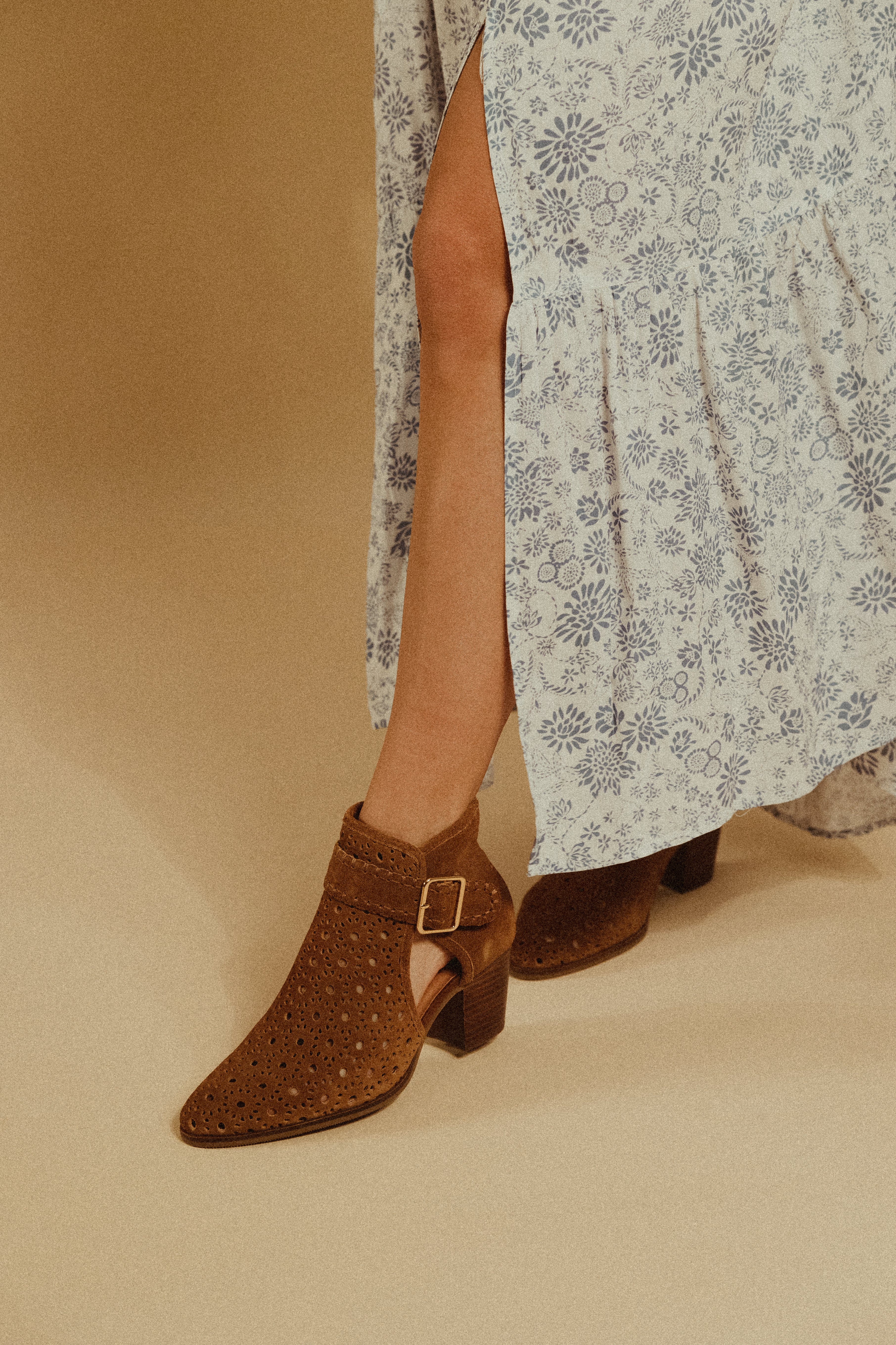 BOTTINES GLONY - Camel