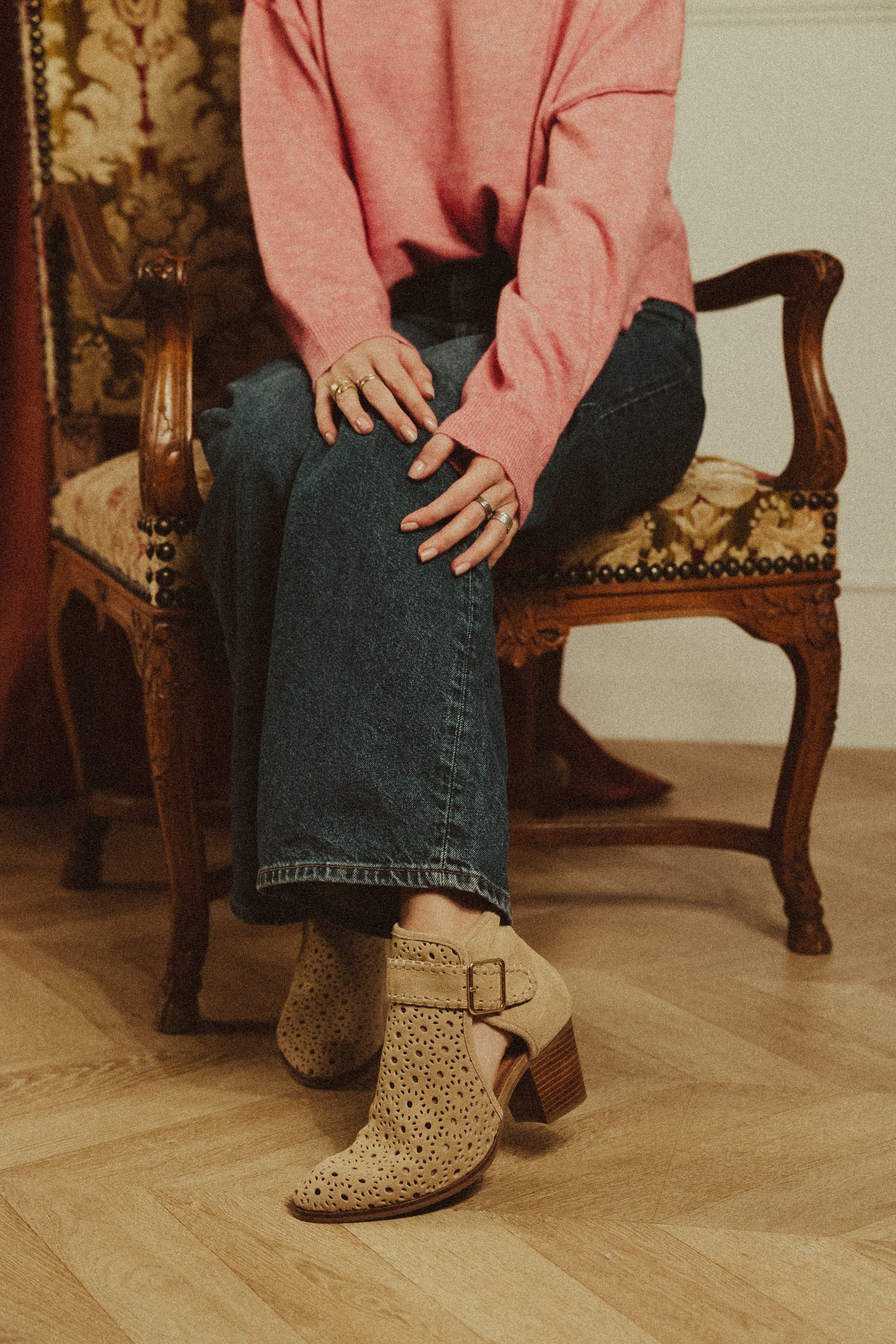 GLONY ANKLE BOOTS - Beige