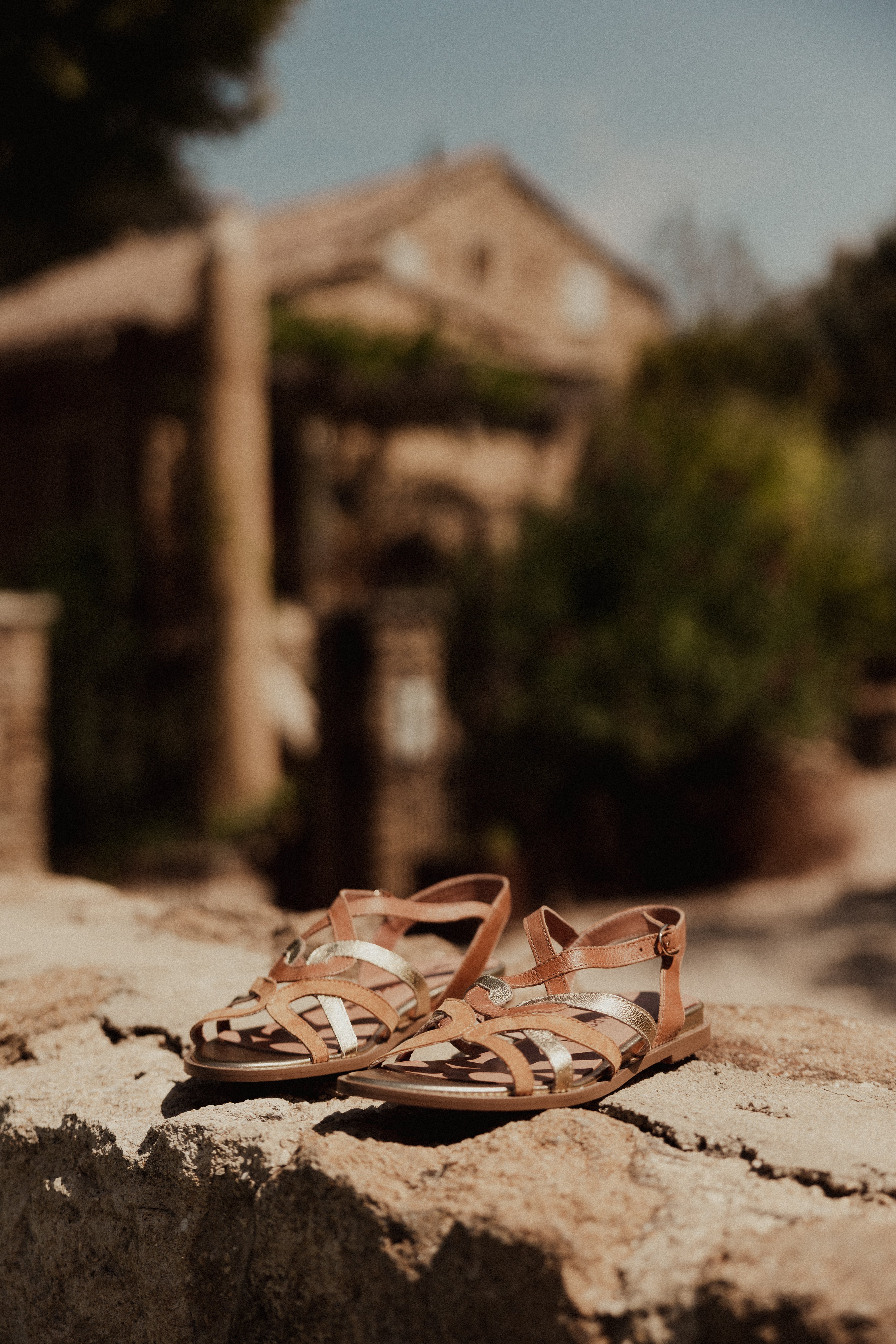 SOGAM SANDALS - Camel