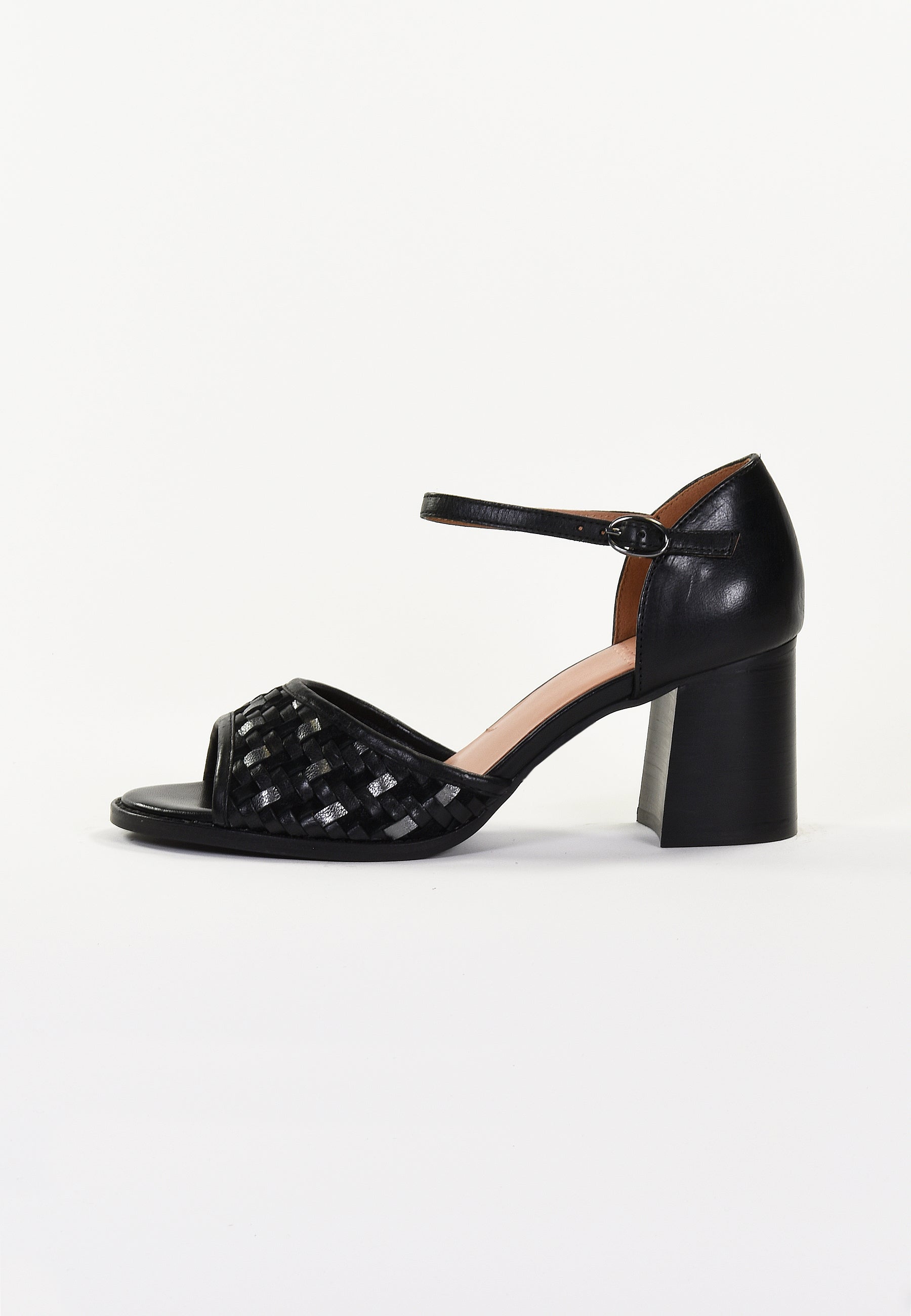 LISE HEELED SANDALS - Black