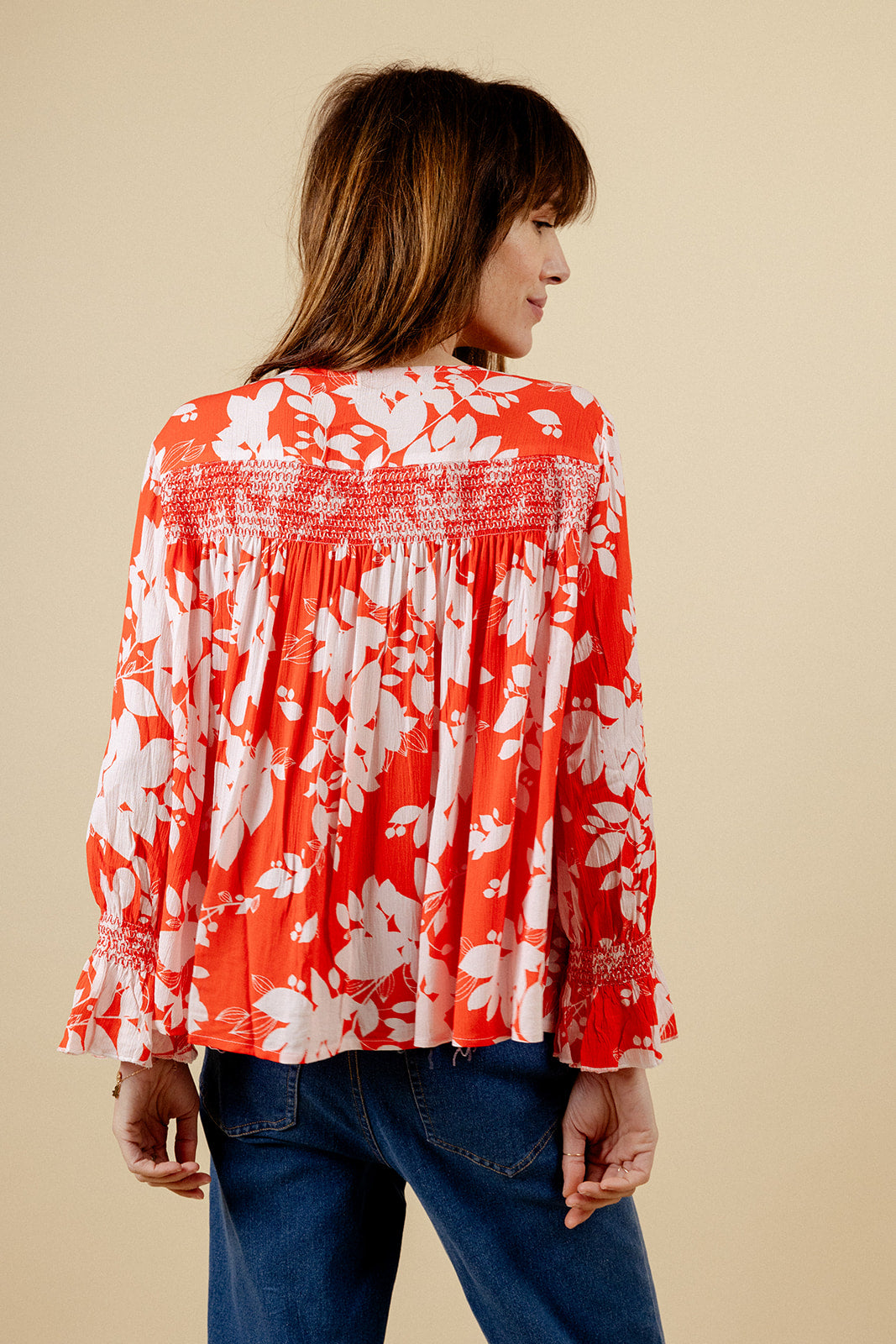 BLOUSE TESSIE - ROUGE