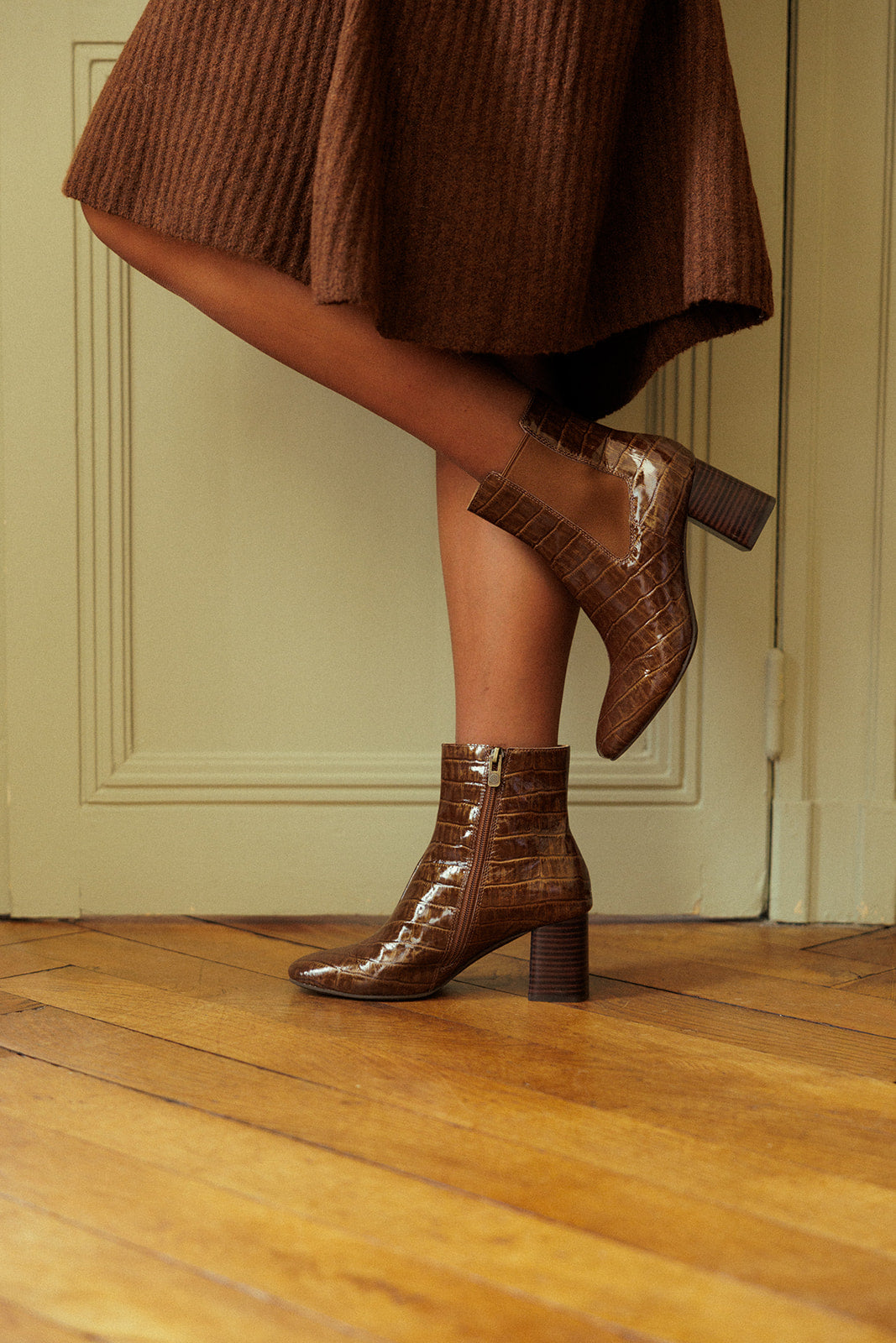 BOTTINES MARILYN - CAMEL