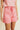 CALIOR - Short Rose en Coton avec Cordon
