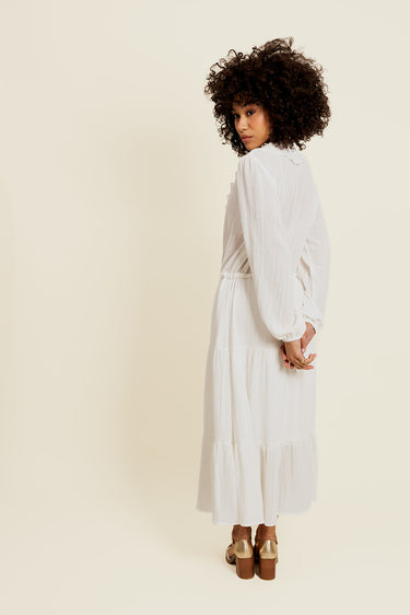 CARO - Robe Midi Femme Blanche