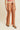 ÉRELIS - Pantalon Beige en Coton à Rayures