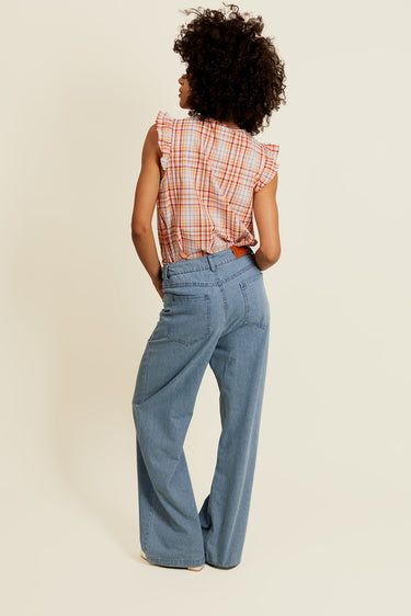 ILISSÉ - Pantalon Jean avec Cordon