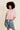 ZÉLYNOR - T-Shirt Court Rose Oversize à Rayures