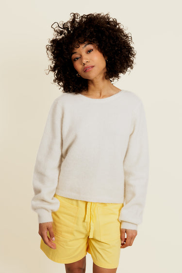 CALIOR - Short Jaune en Coton avec Cordon