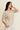 BELIOR - Pull Manches Courtes Beige avec Lurex