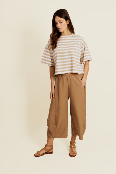 MÉLIONE - Pantalon Camel Court 8/10