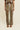 ÉRELIS - Pantalon Marron en Coton à Rayures