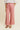 VÉLYSS - Pantalon Fluide Rose en Coton Rayé