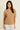 ARIZONA - Pull Camel Uni en Crochet sans Manches Femme