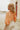 IRÉNOR - Blouse Orange avec manche 2/3  Ballon et Froufrou