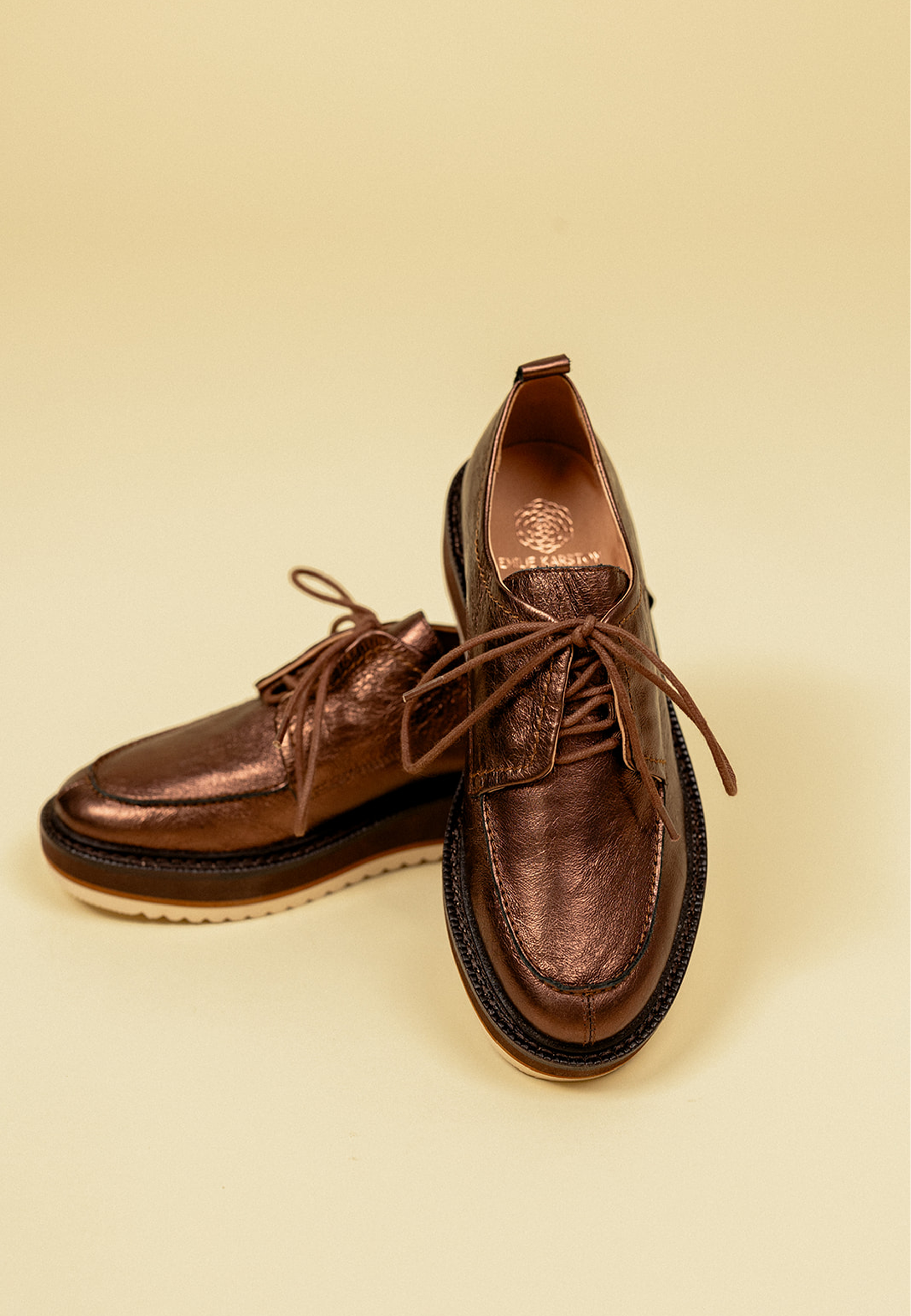 DERBIES ORANE - CUIVRE