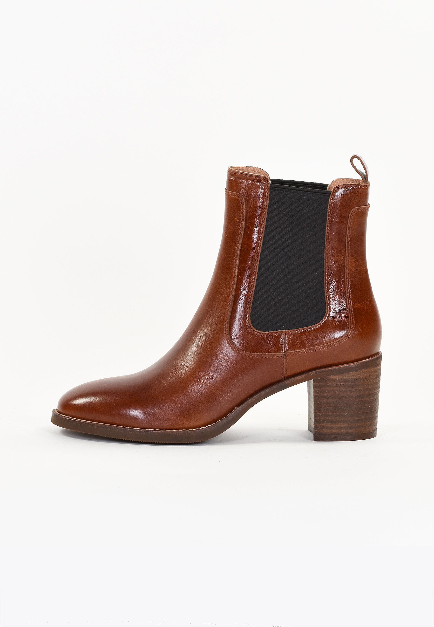 ACACIA ANKLE BOOTS - COGNAC