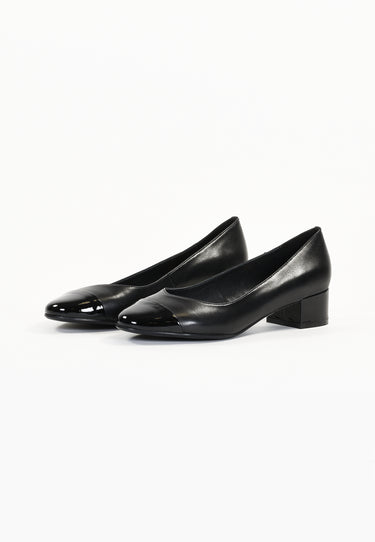 BALLERINES BLEUET - NOIR