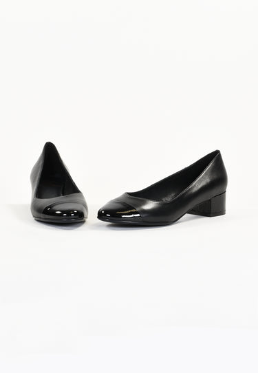BALLERINES BLEUET - NOIR