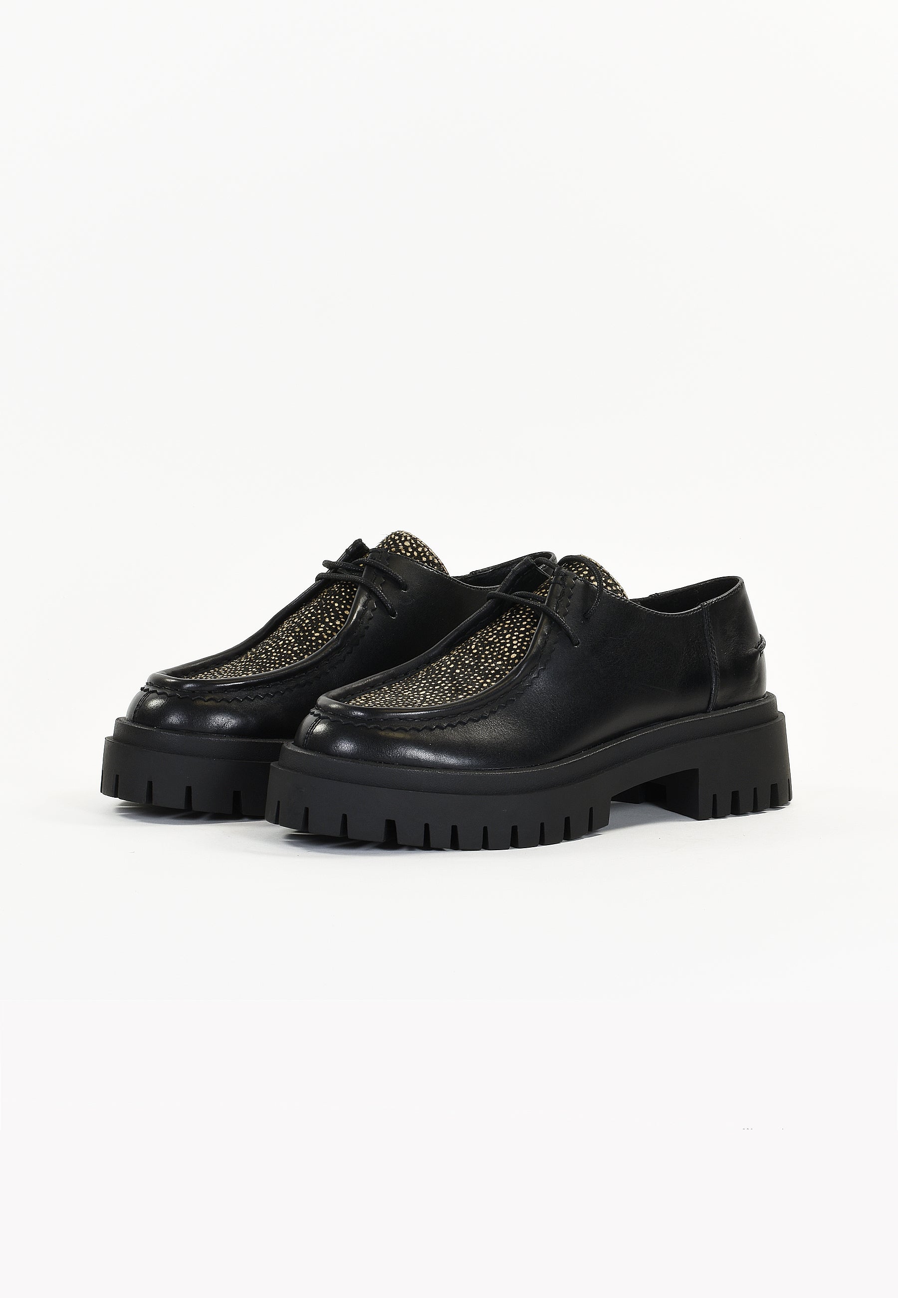 DERBIES CAPUCINE - NOIR