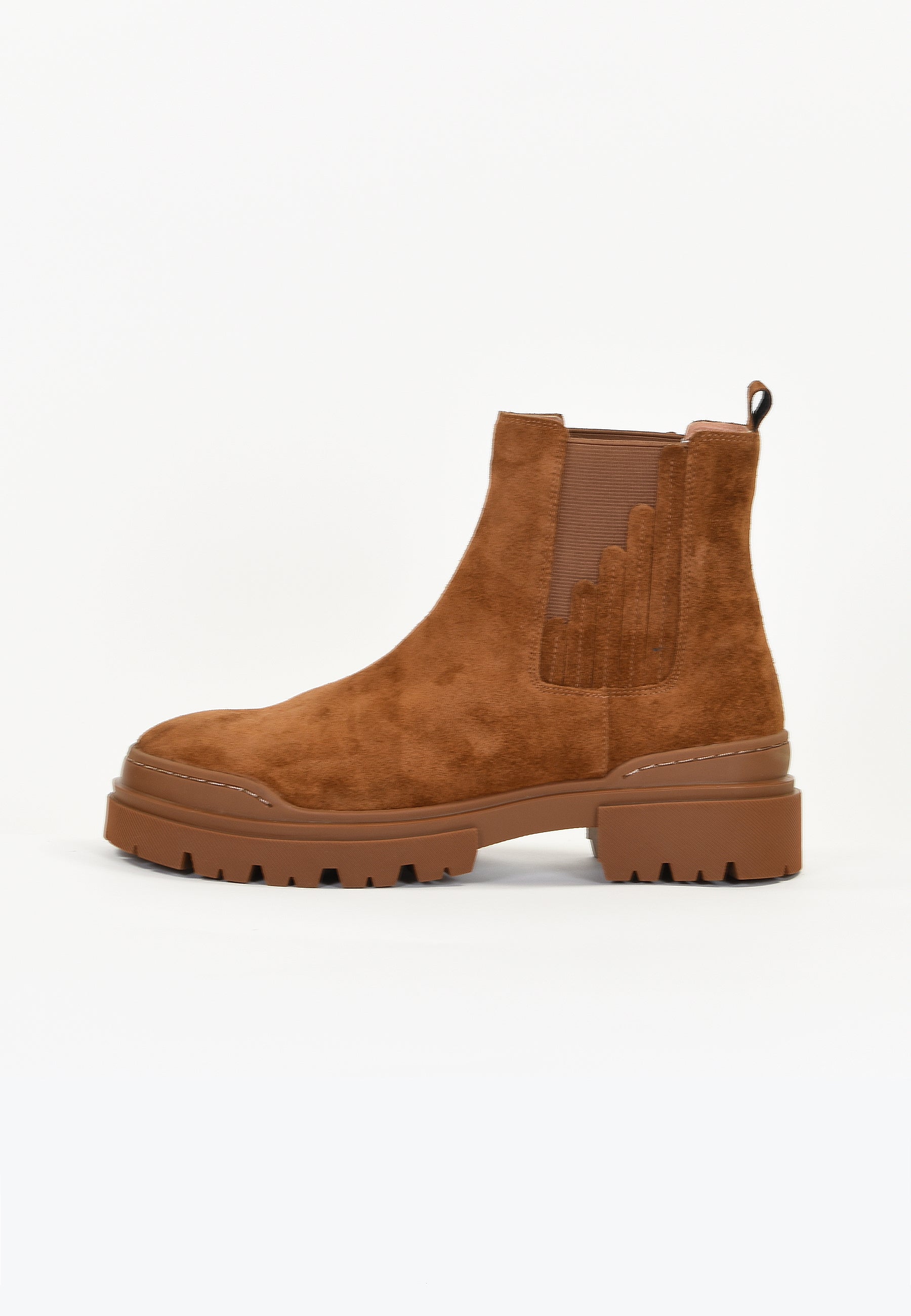 CIRSE ANKLE BOOTS - COGNAC