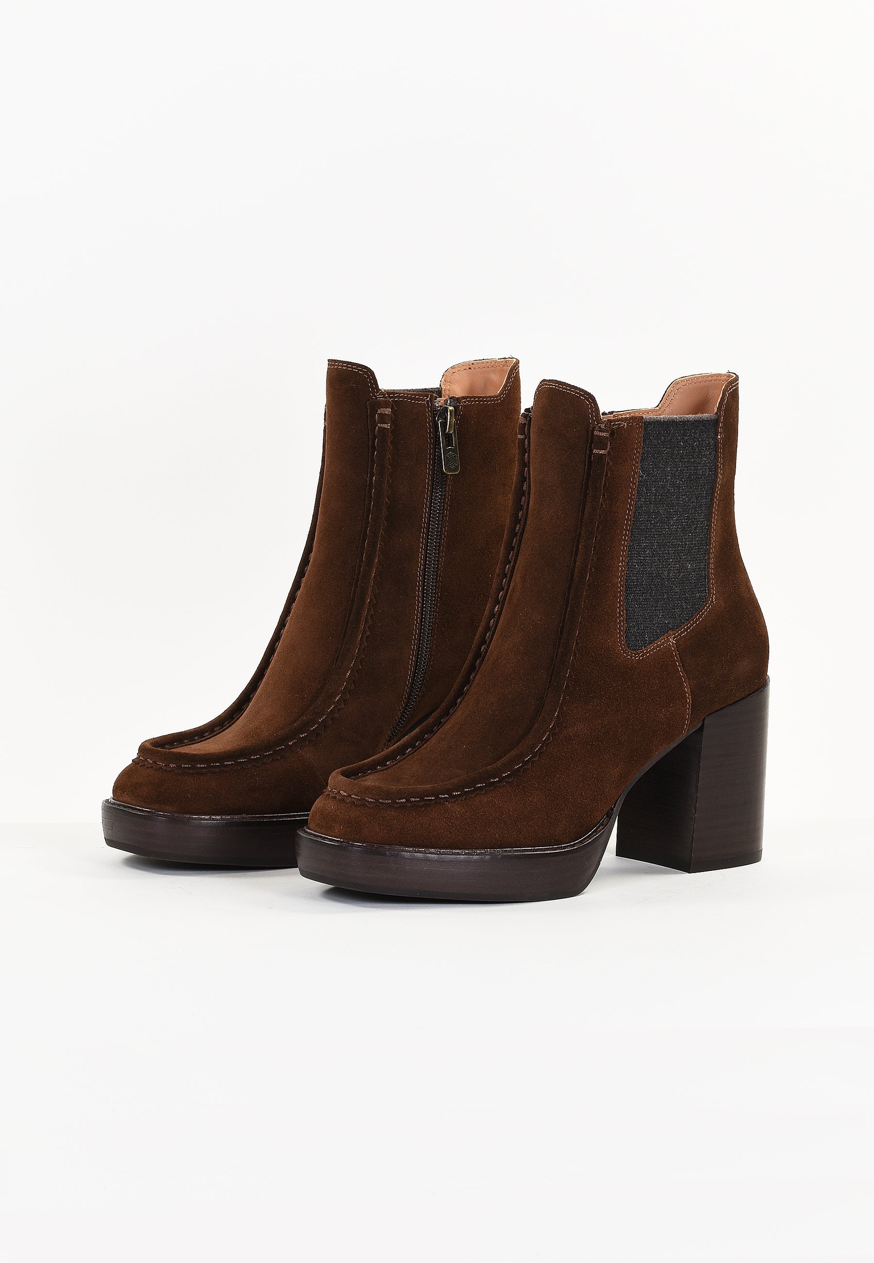 COSMOS ANKLE BOOTS - BROWN