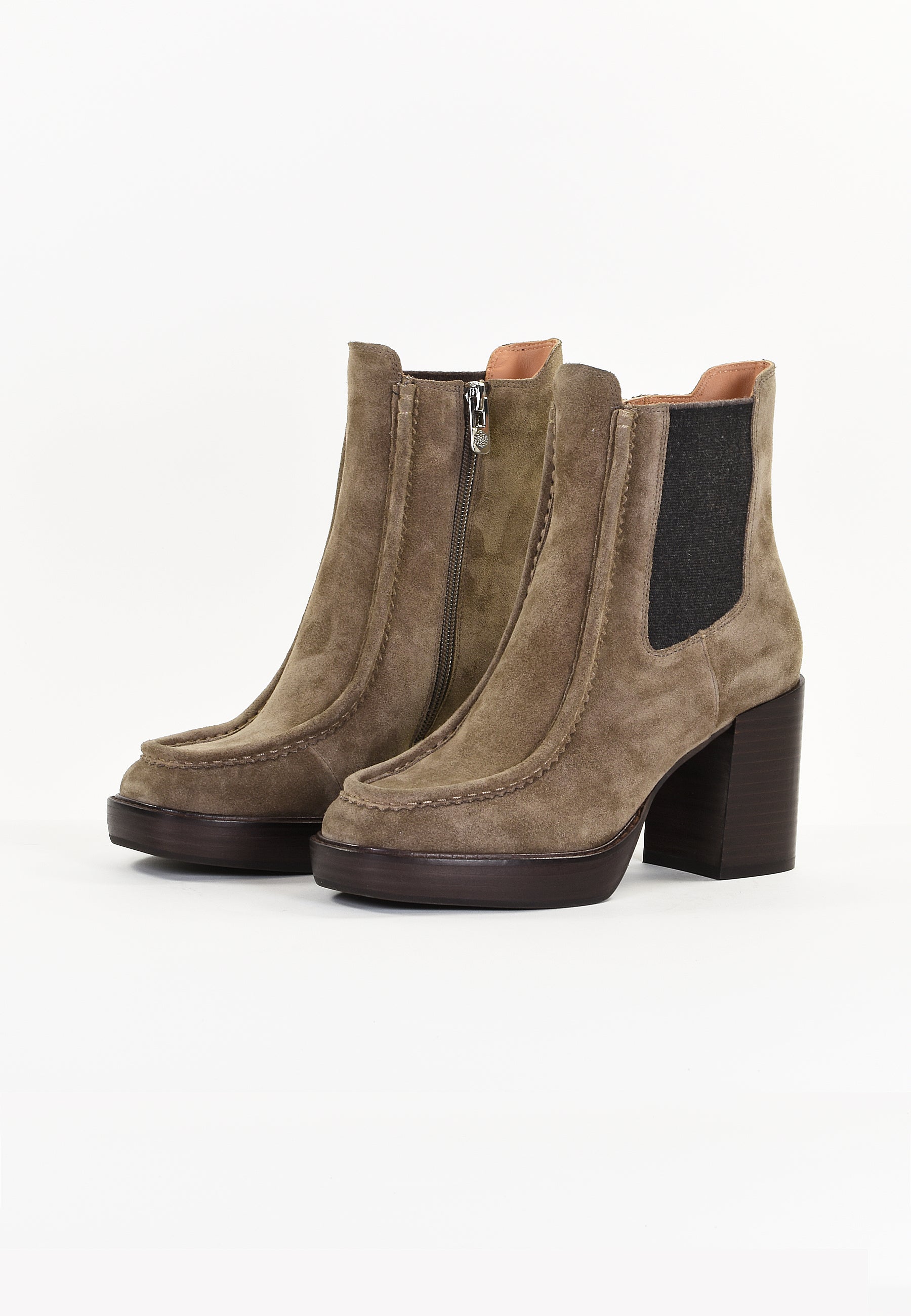 COSMOS ANKLE BOOTS - TAUPE