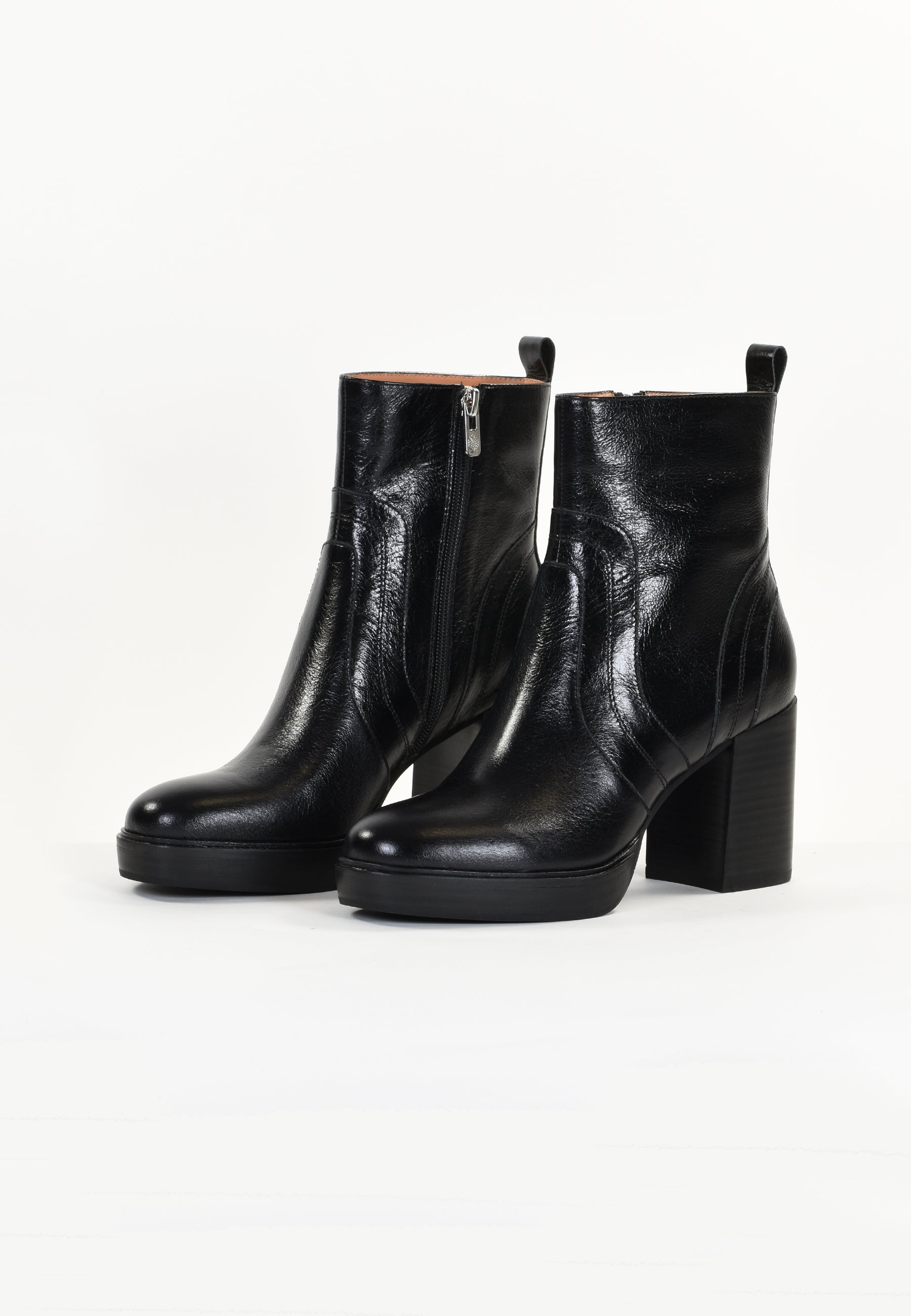 DAHLIA ANKLE BOOTS - BLACK