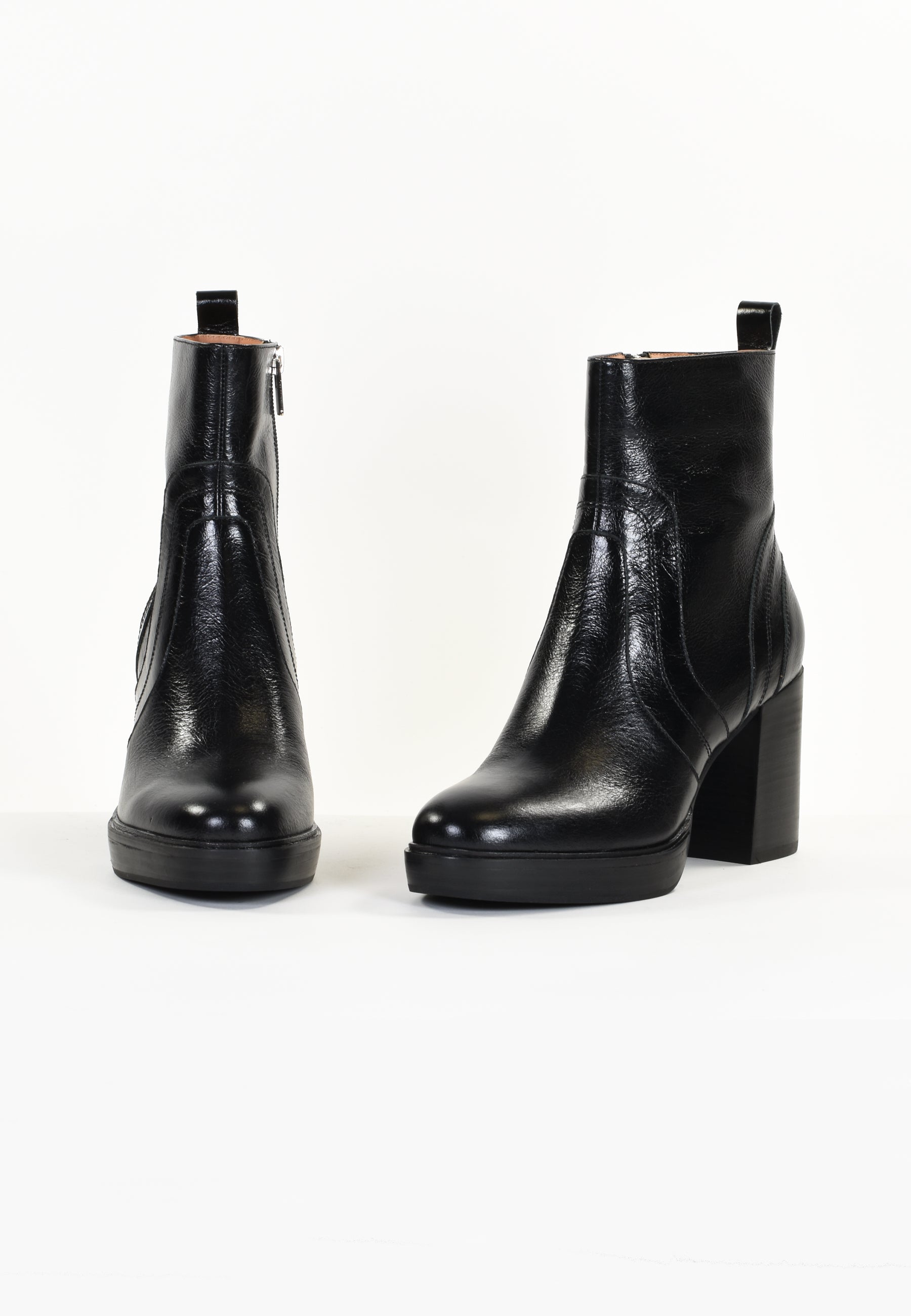 DAHLIA ANKLE BOOTS - BLACK