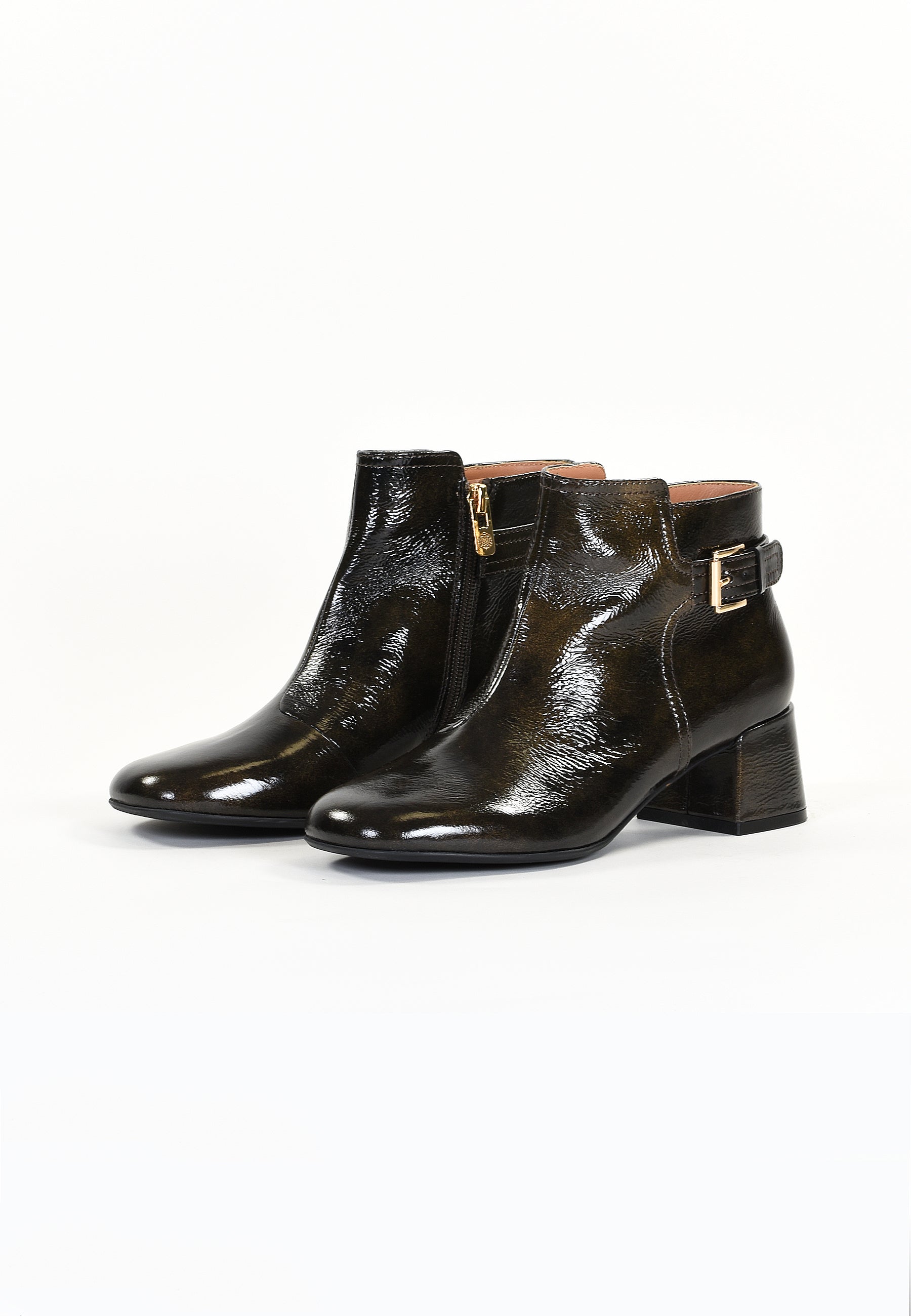 DAUPHINE ANKLE BOOTS - BRONZE