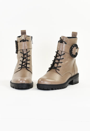 BOTTINES HASU - TAUPE