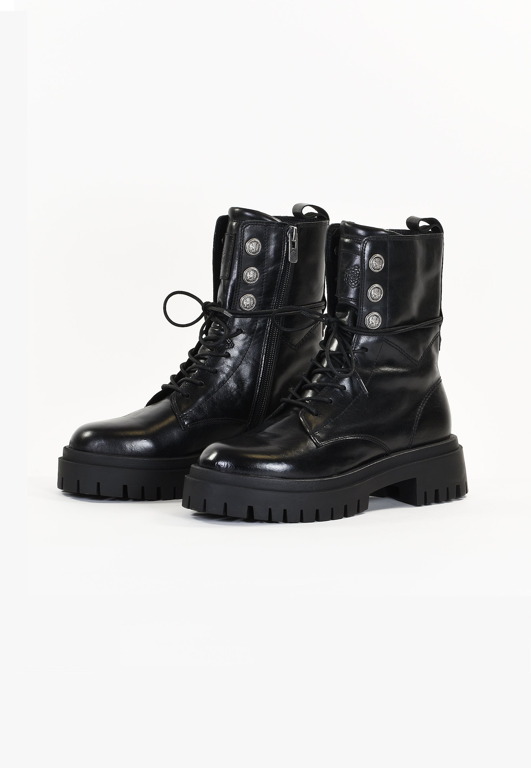 HORTENSE ANKLE BOOTS - BLACK
