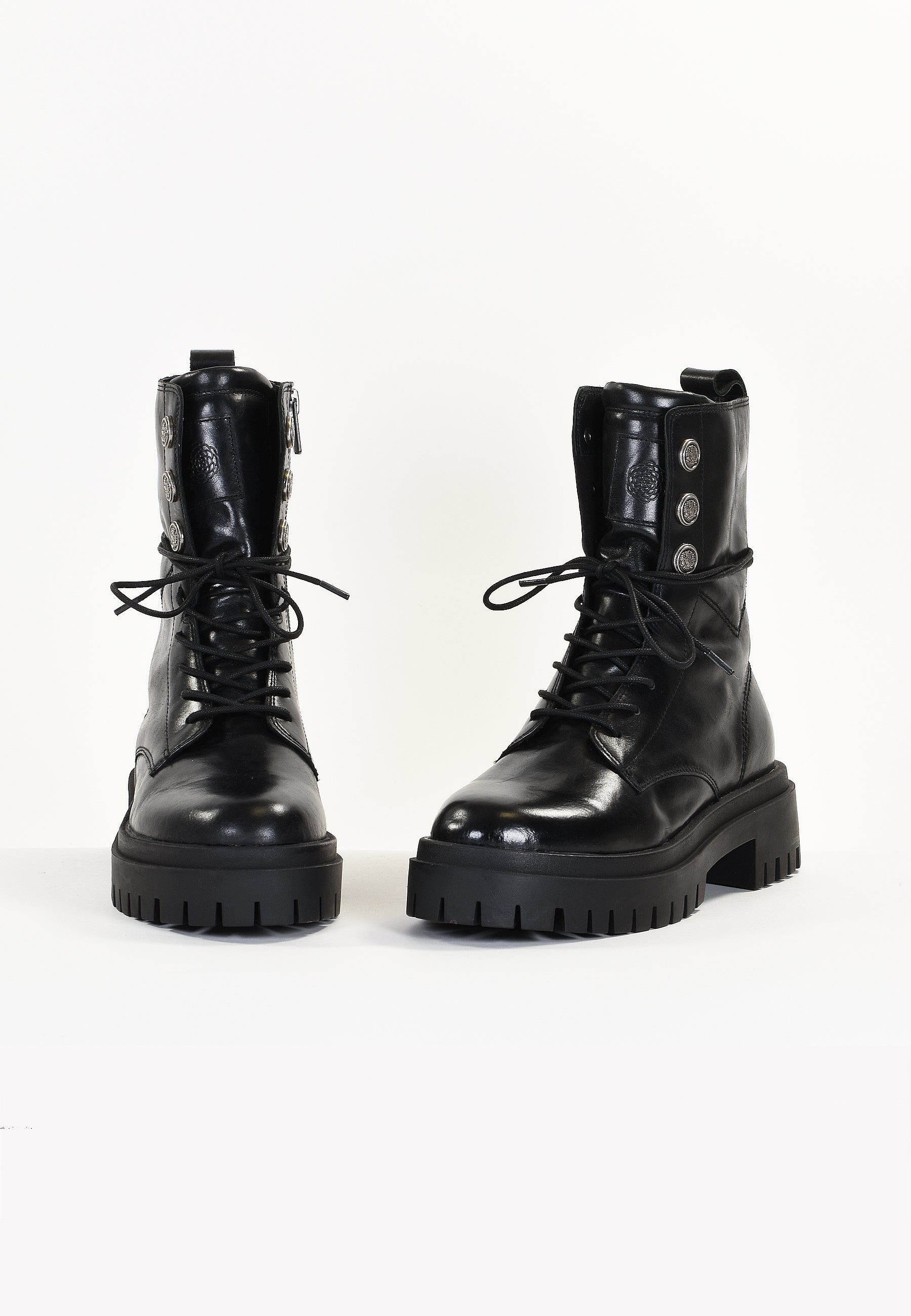 HORTENSE ANKLE BOOTS - BLACK