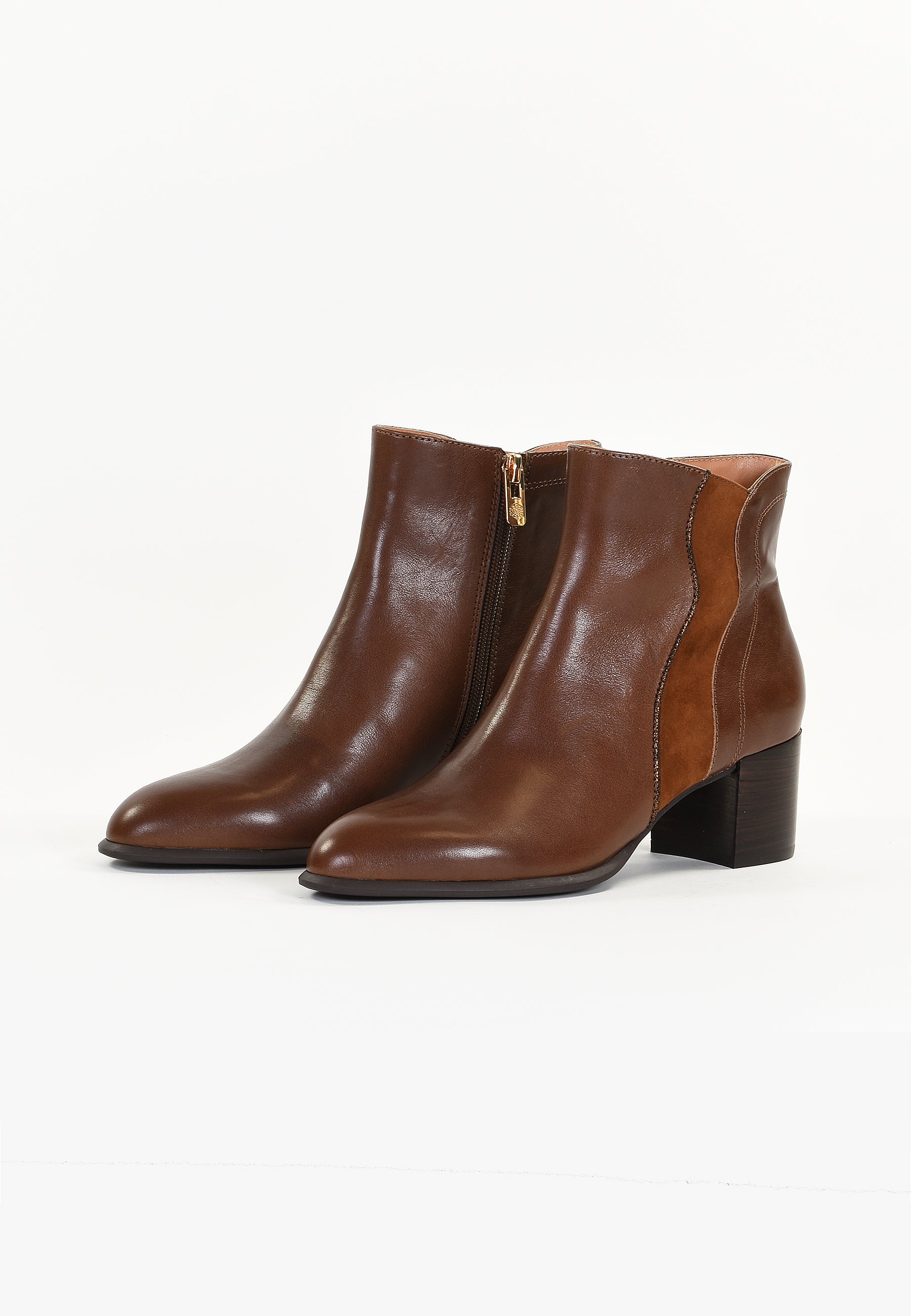 JAZZ ANKLE BOOTS - BROWN