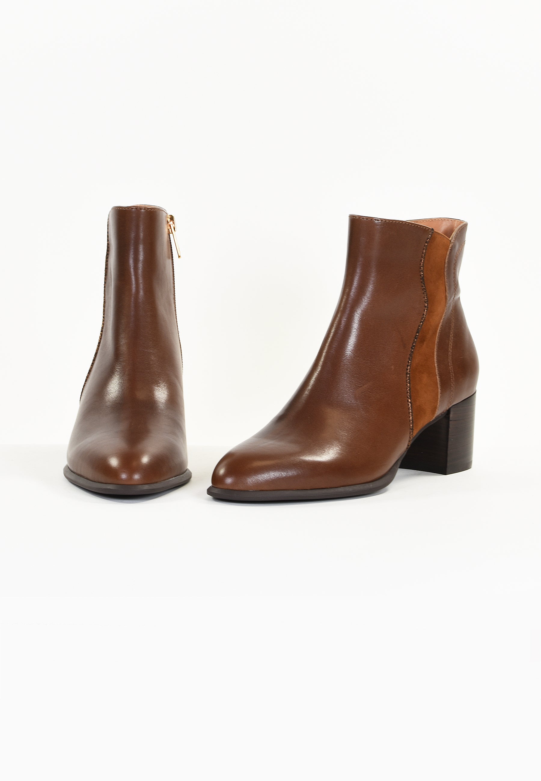 JAZZ ANKLE BOOTS - BROWN