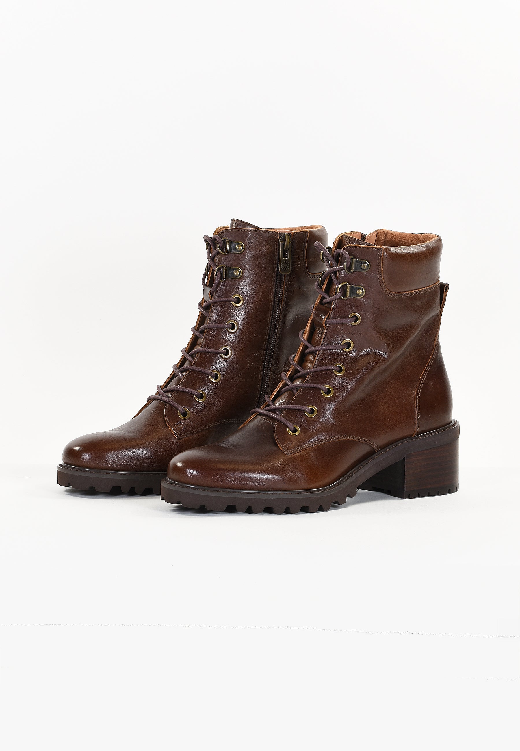 BOTTINES LILY - MARRON FONCE