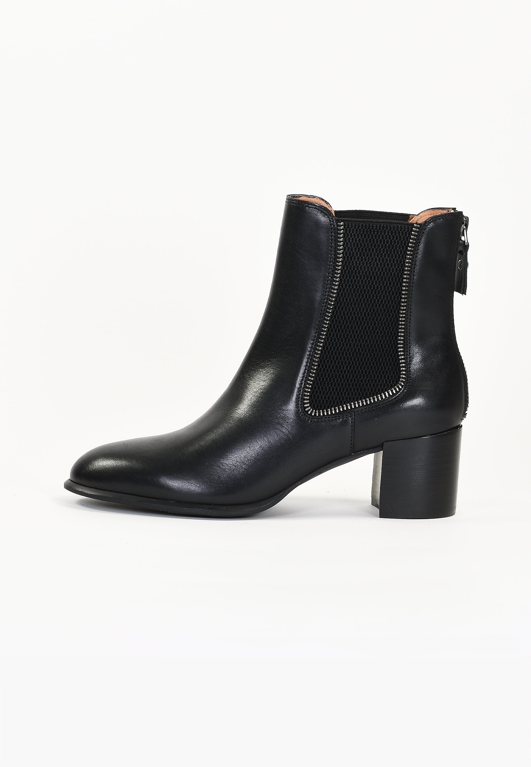 LOTUS ANKLE BOOTS - BLACK