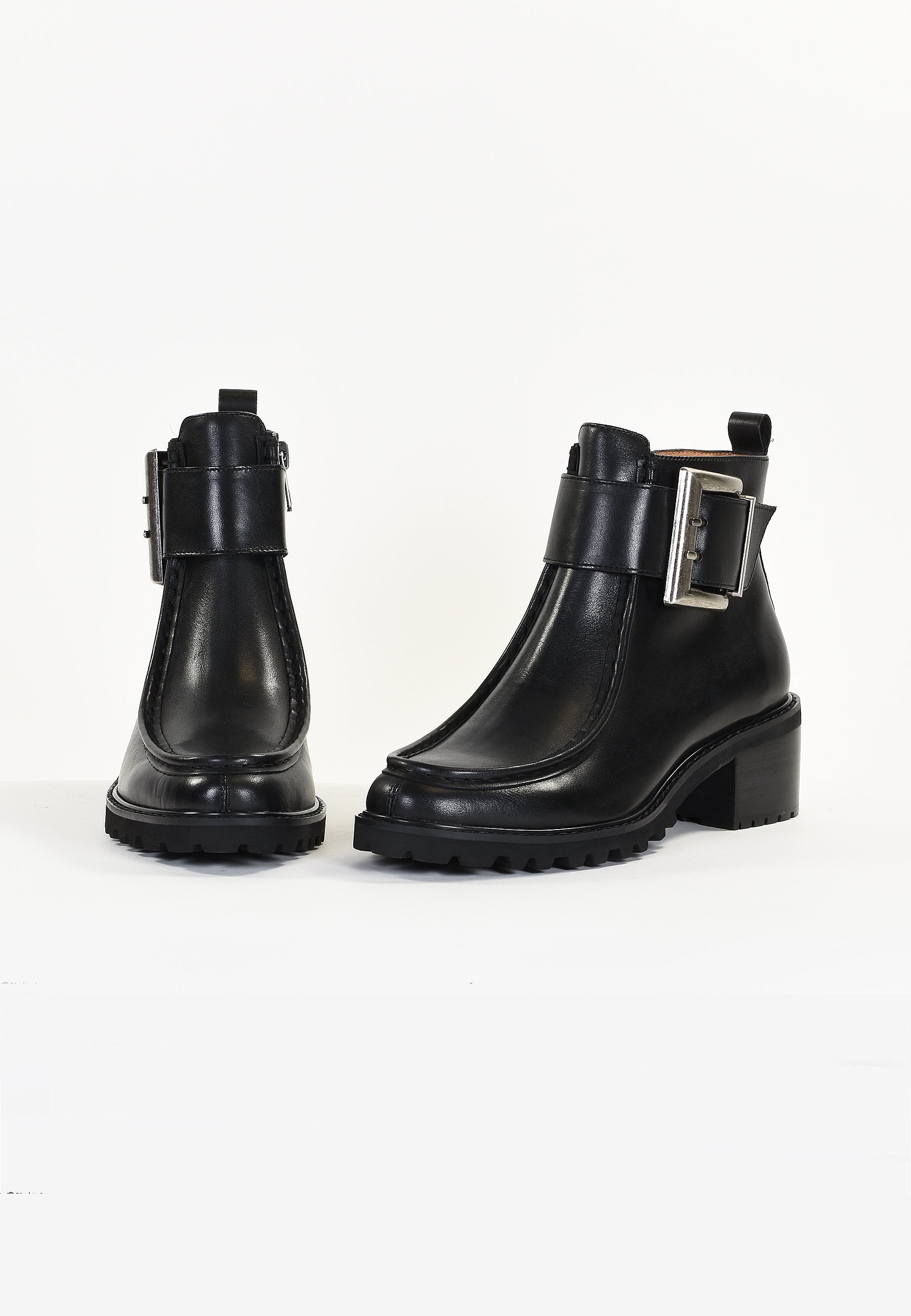 BOTTINES OLEARIA - NOIR LISSE