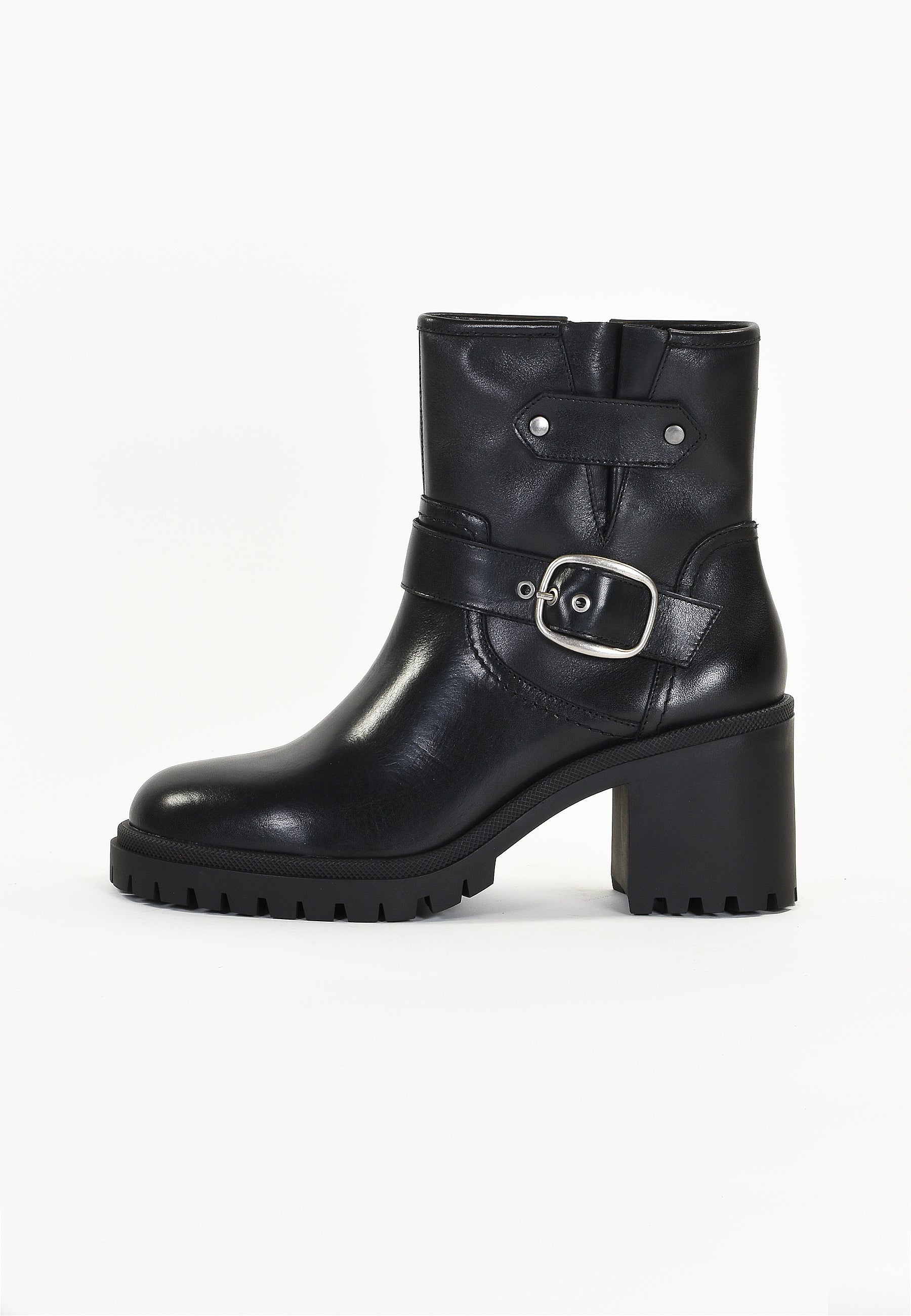 PENSÉE ANKLE BOOTS - SMOOTH BLACK