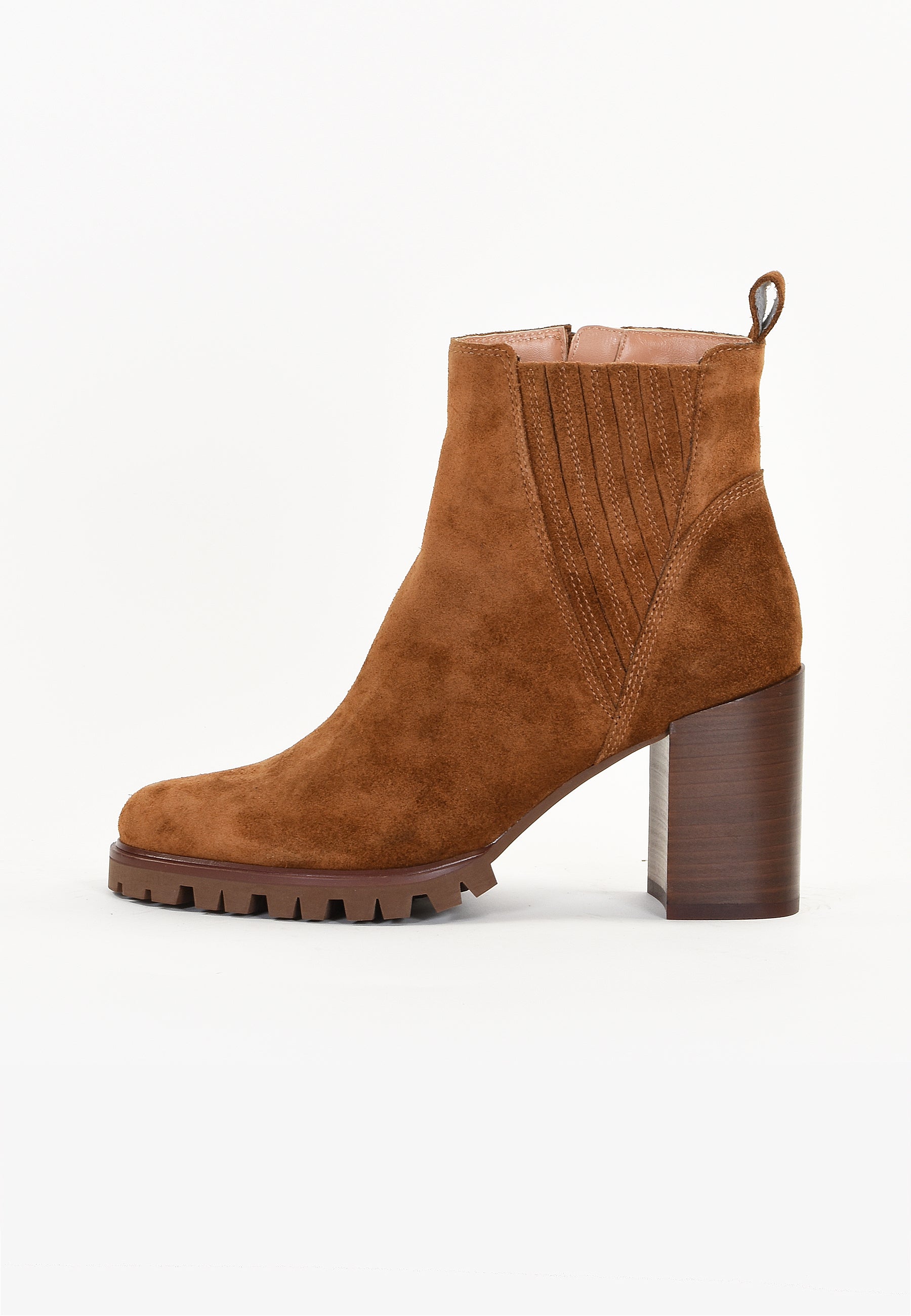 POPPY ANKLE BOOTS - COGNAC