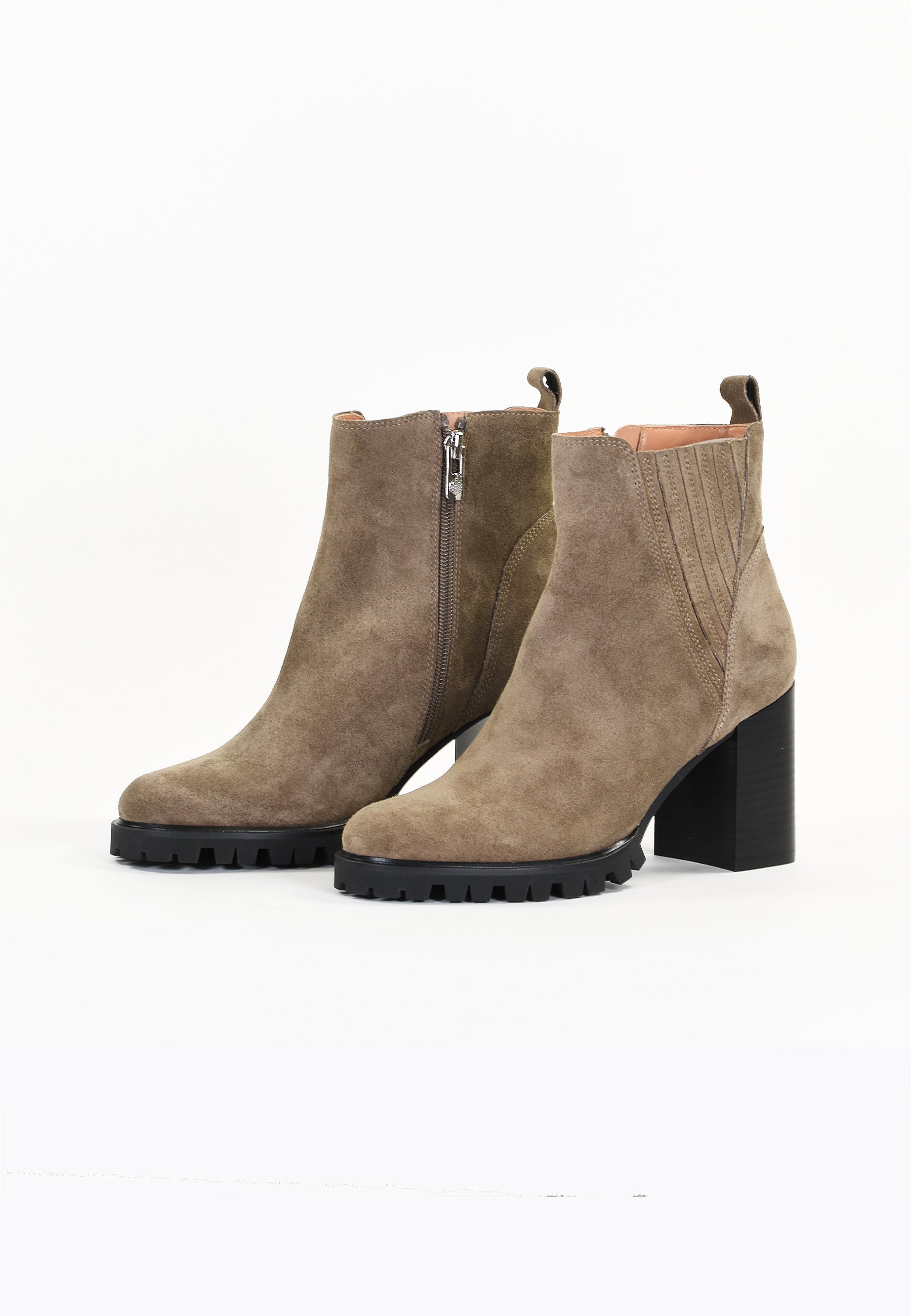 POPPY ANKLE BOOTS - TAUPE