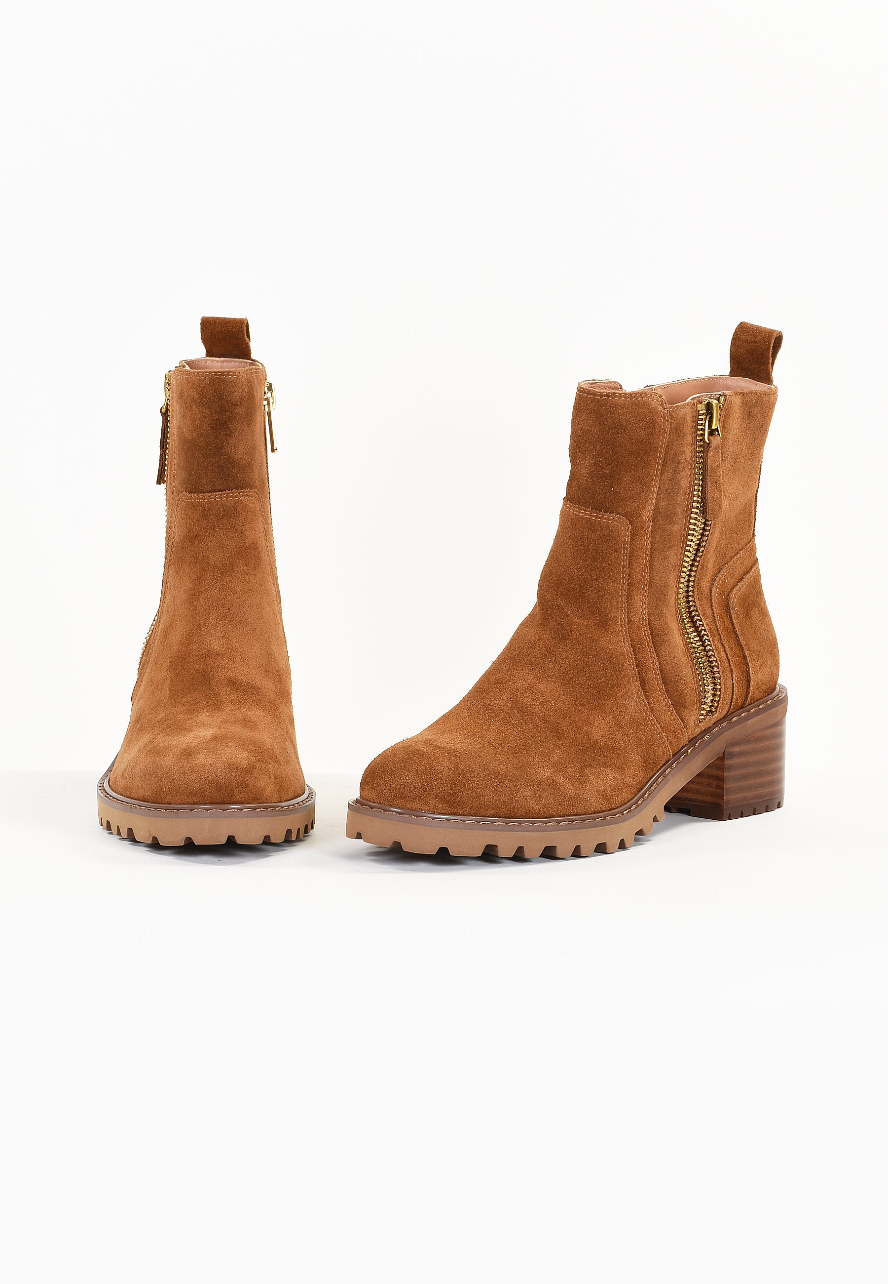 BOTTINES SETTIA - COGNAC
